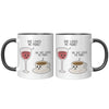 11oz Accent Mug - She Loves Me More Coffee