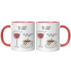 11oz Accent Mug - She Loves Me More Coffee