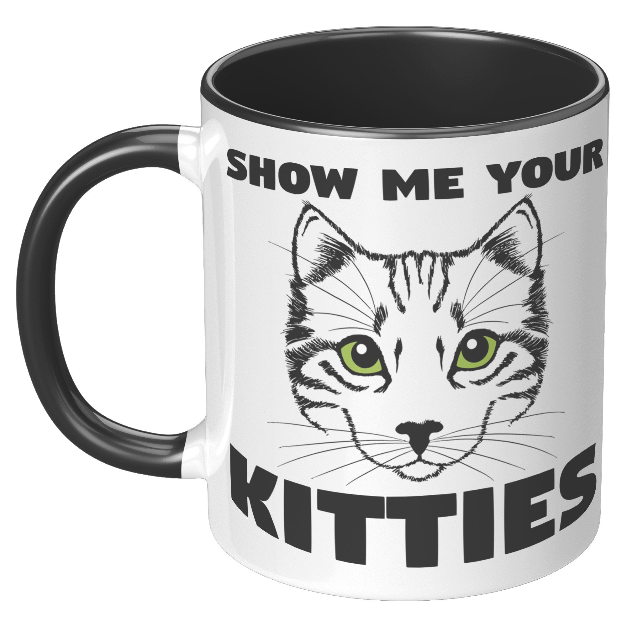 11oz Accent Mug - Show Me Your Kitties