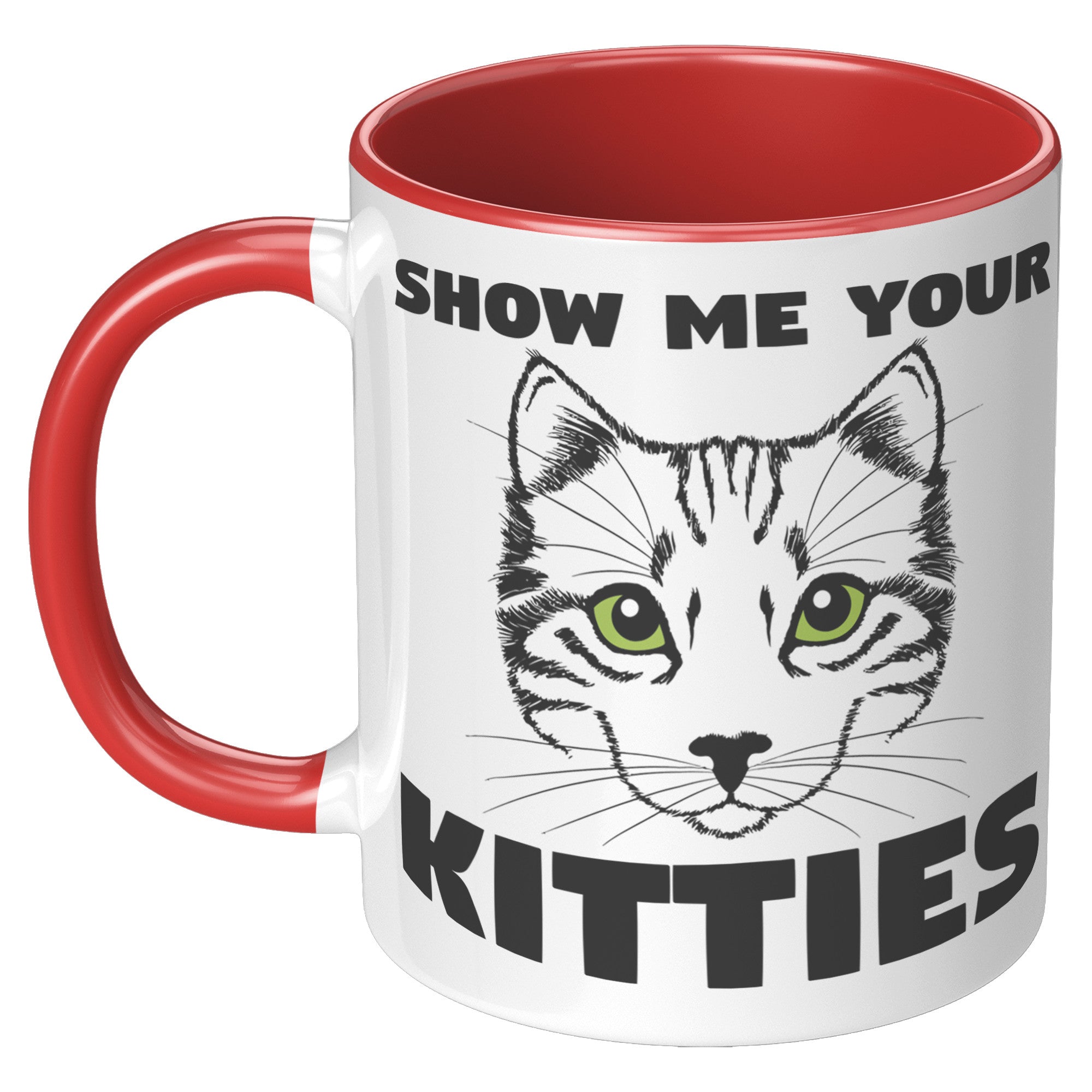 11oz Accent Mug - Show Me Your Kitties