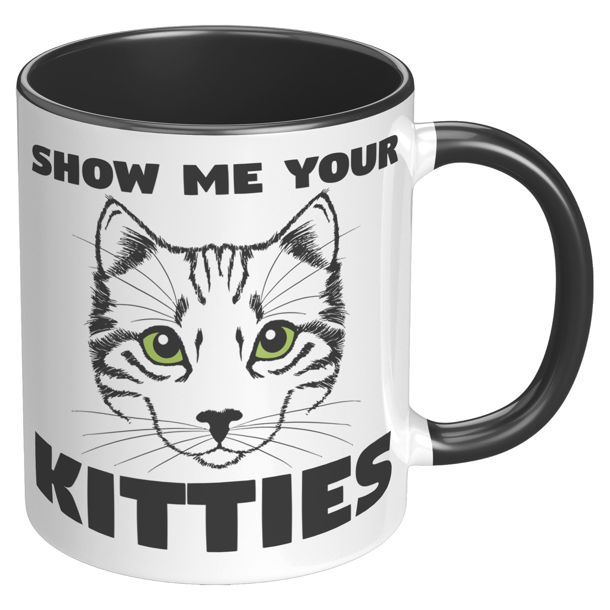 11oz Accent Mug - Show Me Your Kitties