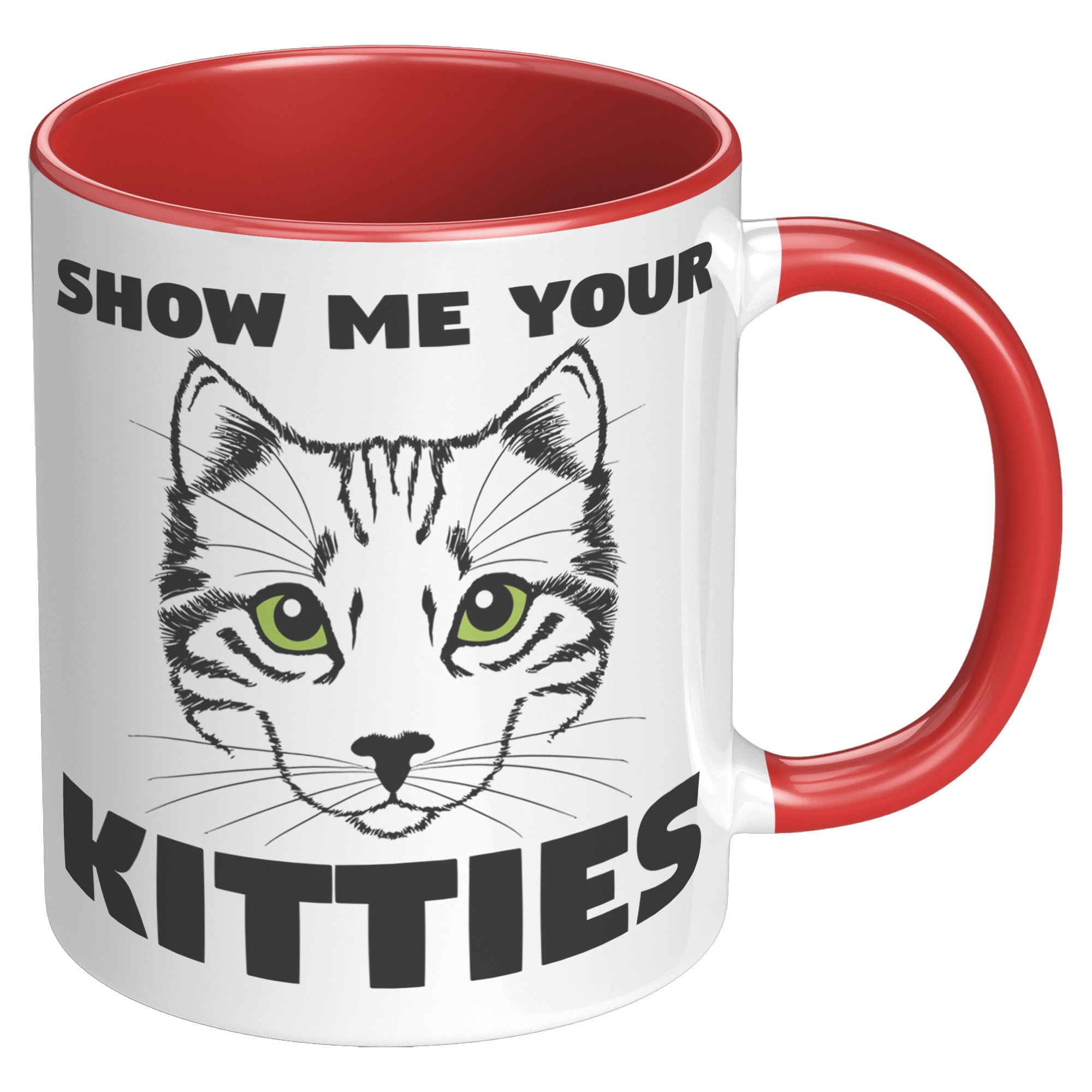 11oz Accent Mug - Show Me Your Kitties