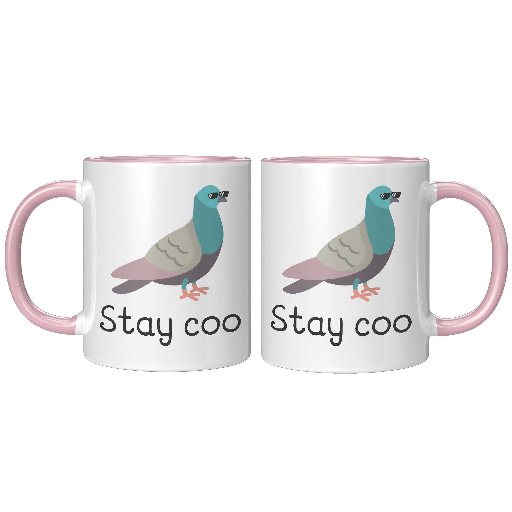 11oz_Accent_Mug_-_Stay_Coo_Pigeon_FrontBack_Pink_Mockup.png