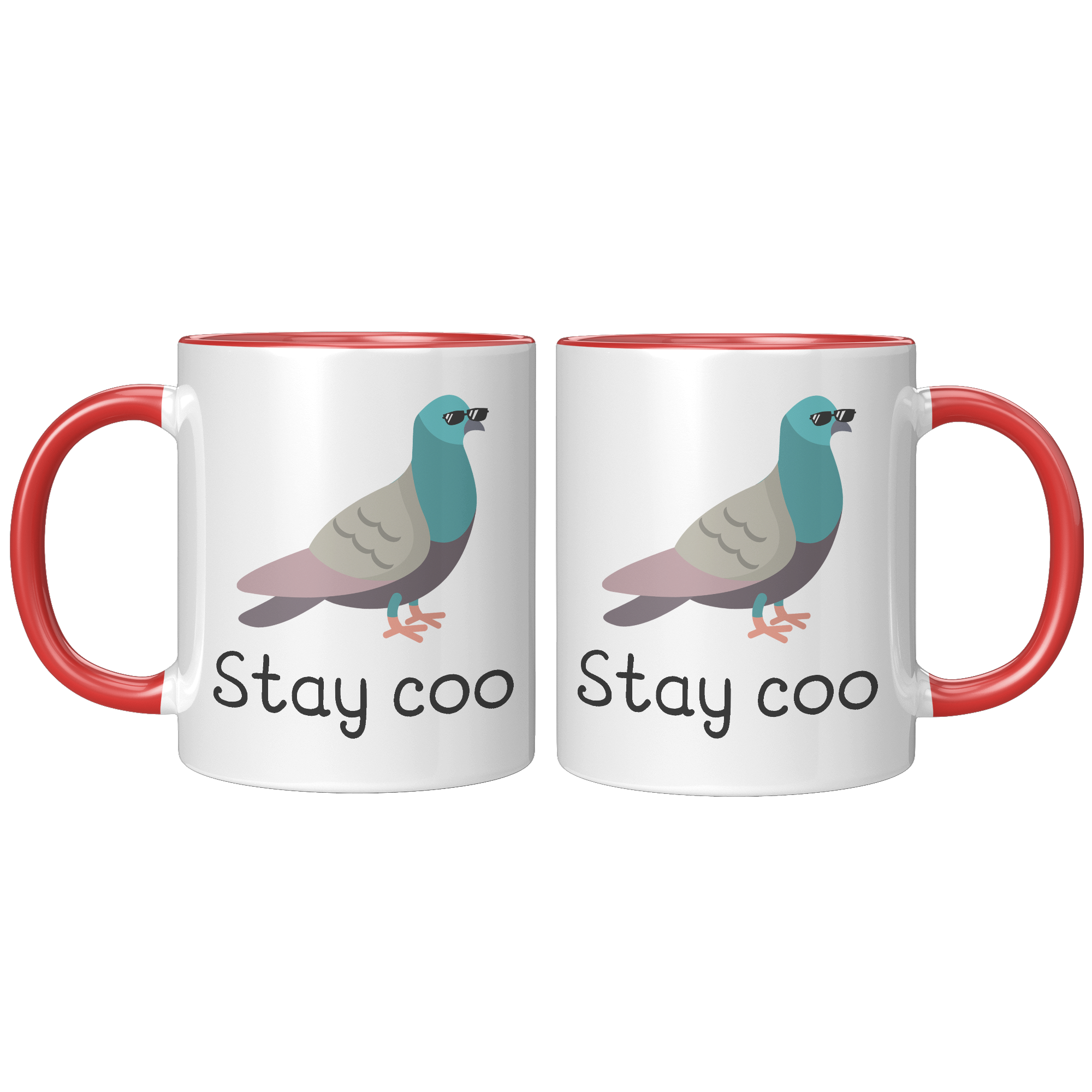 11oz_Accent_Mug_-_Stay_Coo_Pigeon_FrontBack_Red_Mockup.png