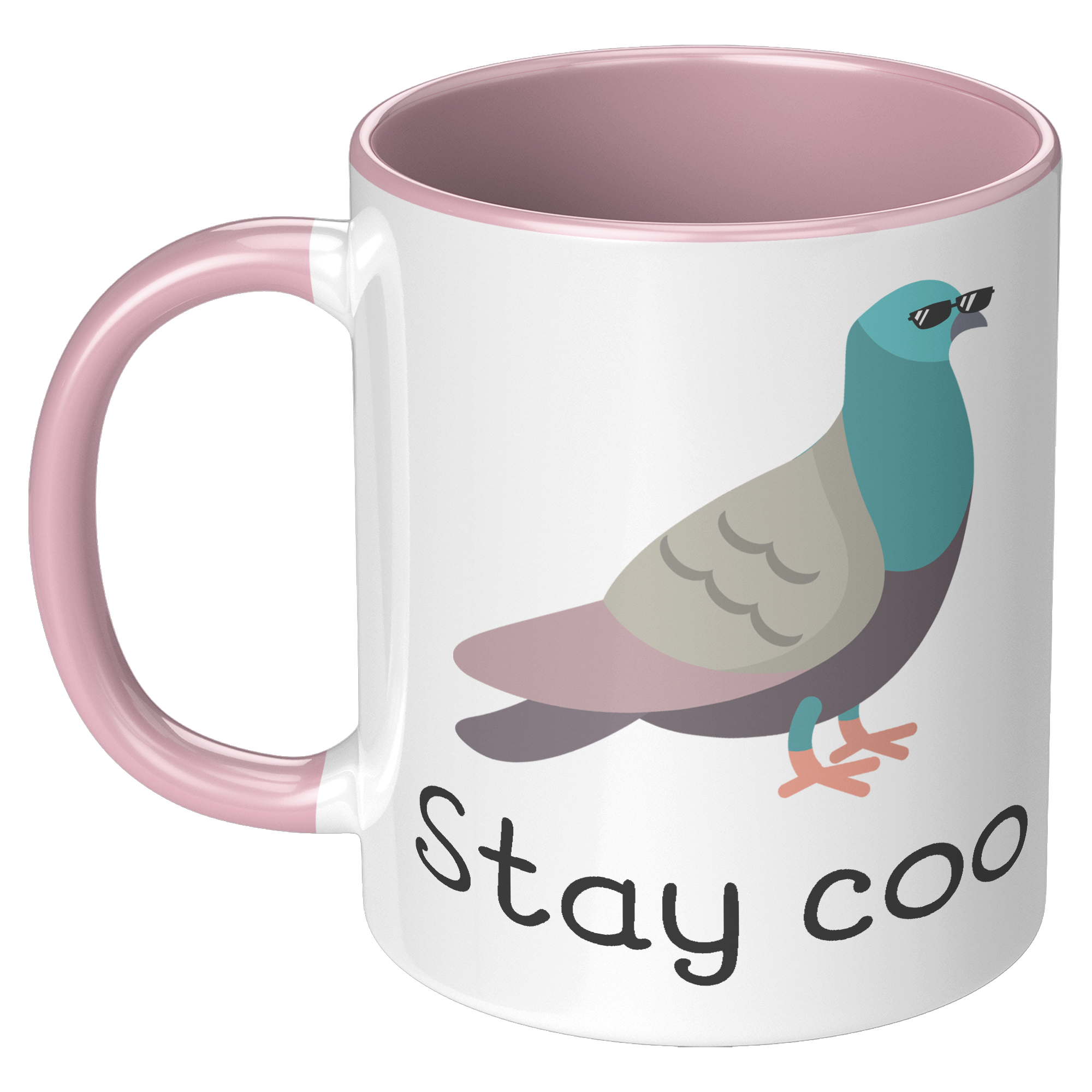 11oz_Accent_Mug_-_Stay_Coo_Pigeon_LH_Pink_Mockup.png