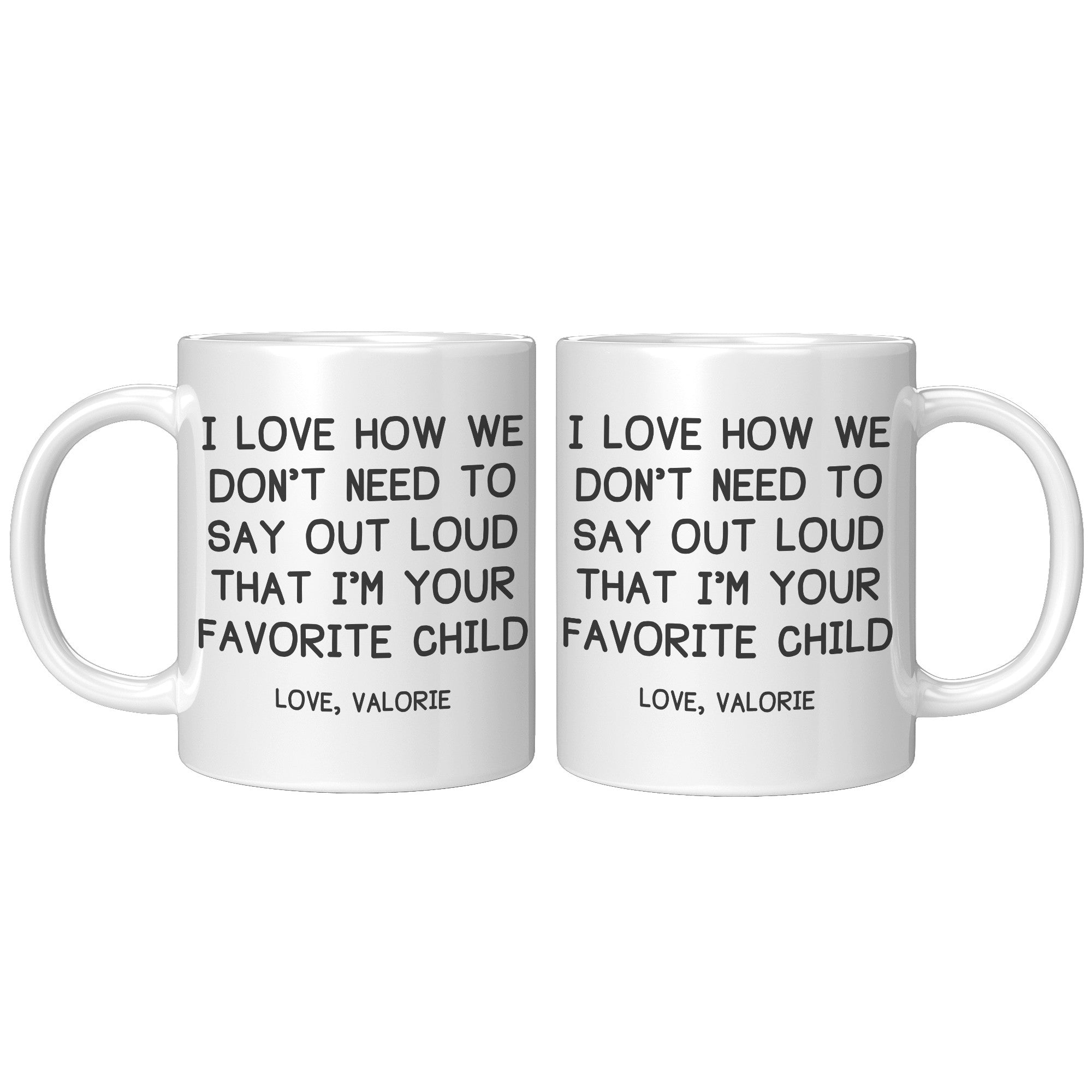 11oz Accent Mug - Valorie Custom