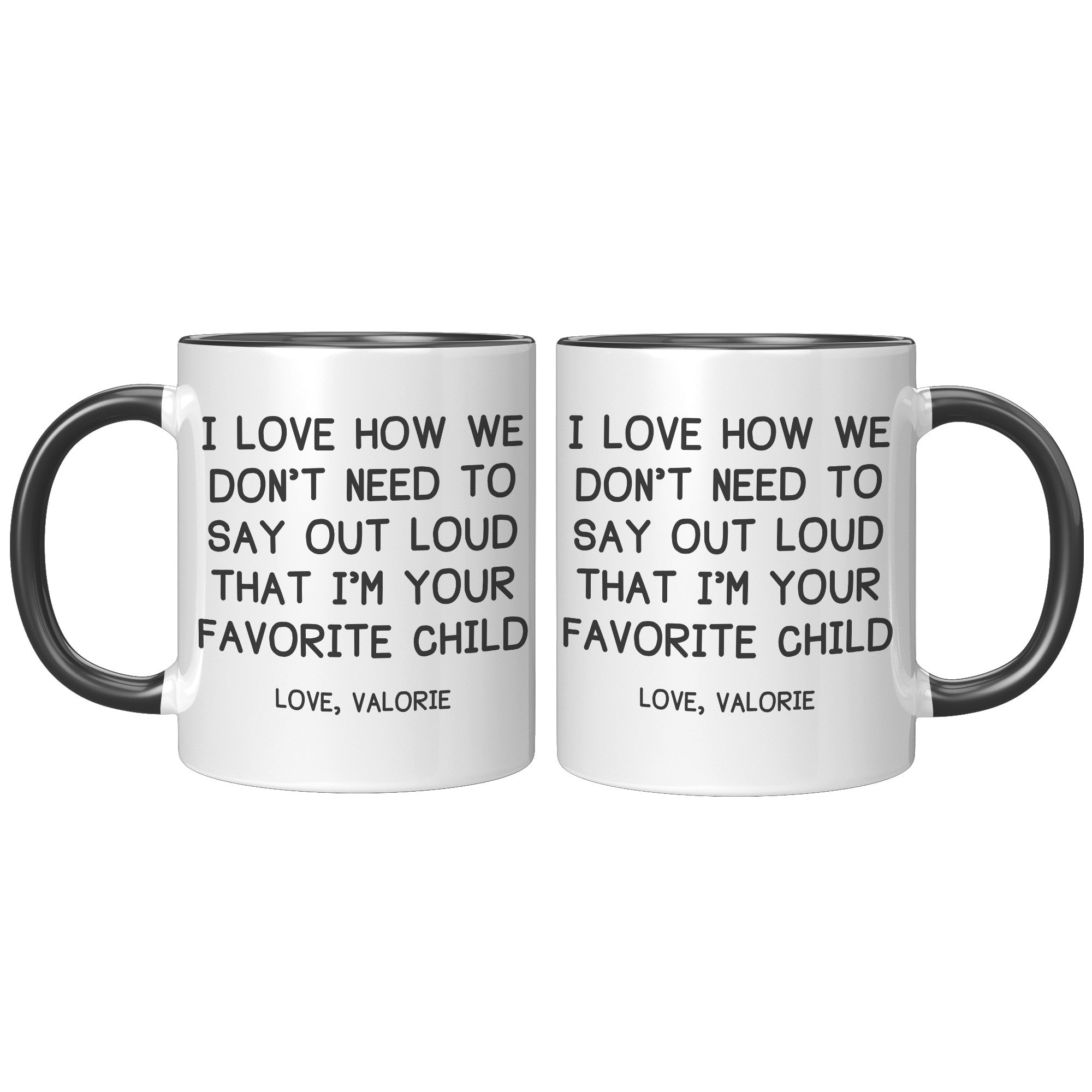 11oz Accent Mug - Valorie Custom