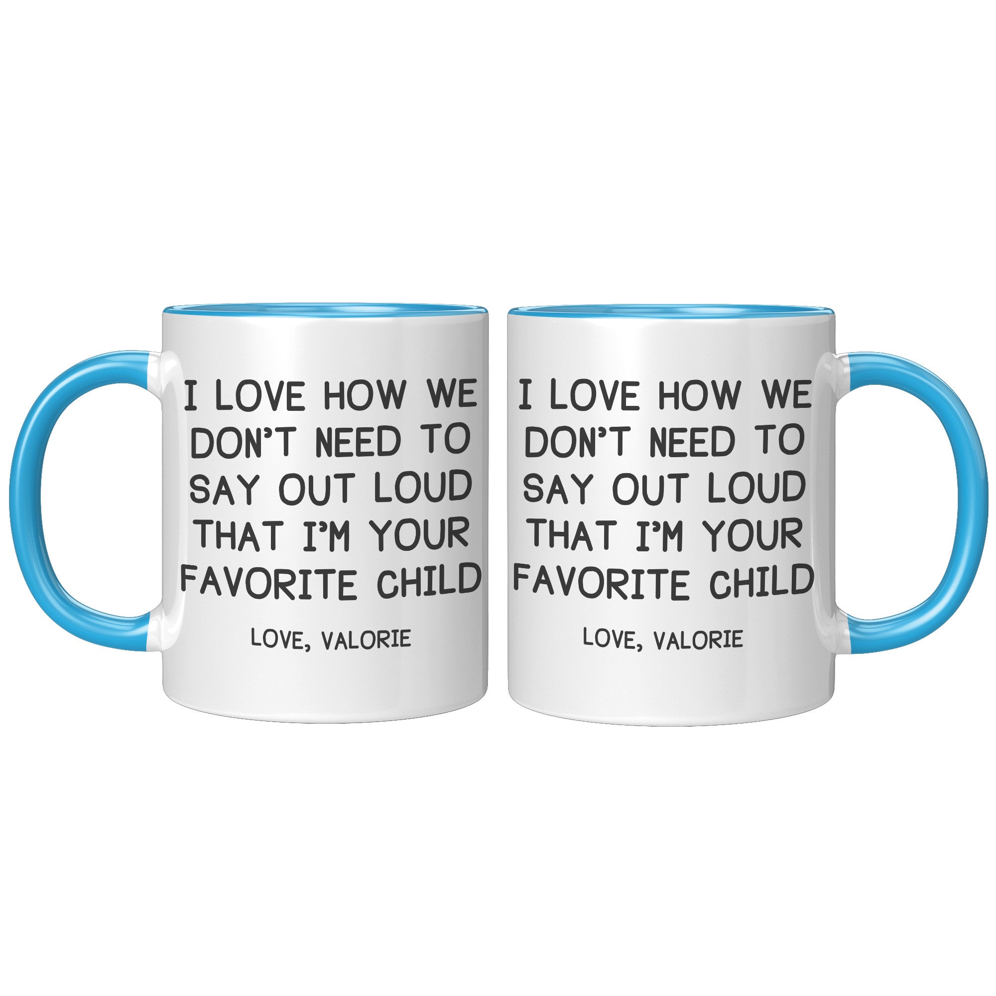 11oz Accent Mug - Valorie Custom