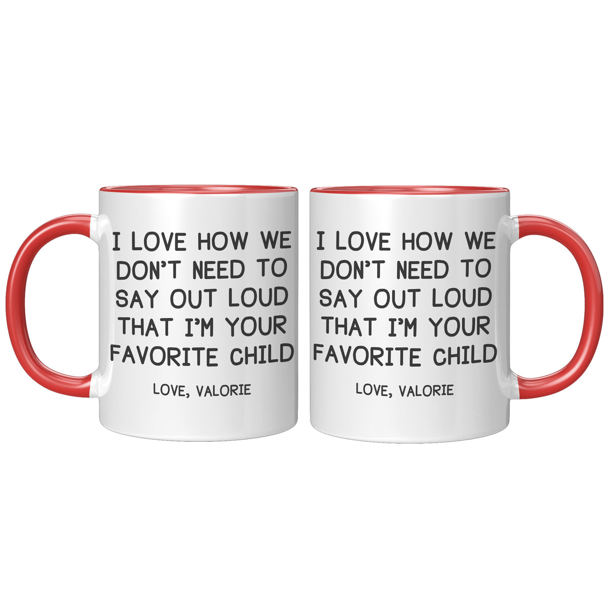 11oz Accent Mug - Valorie Custom