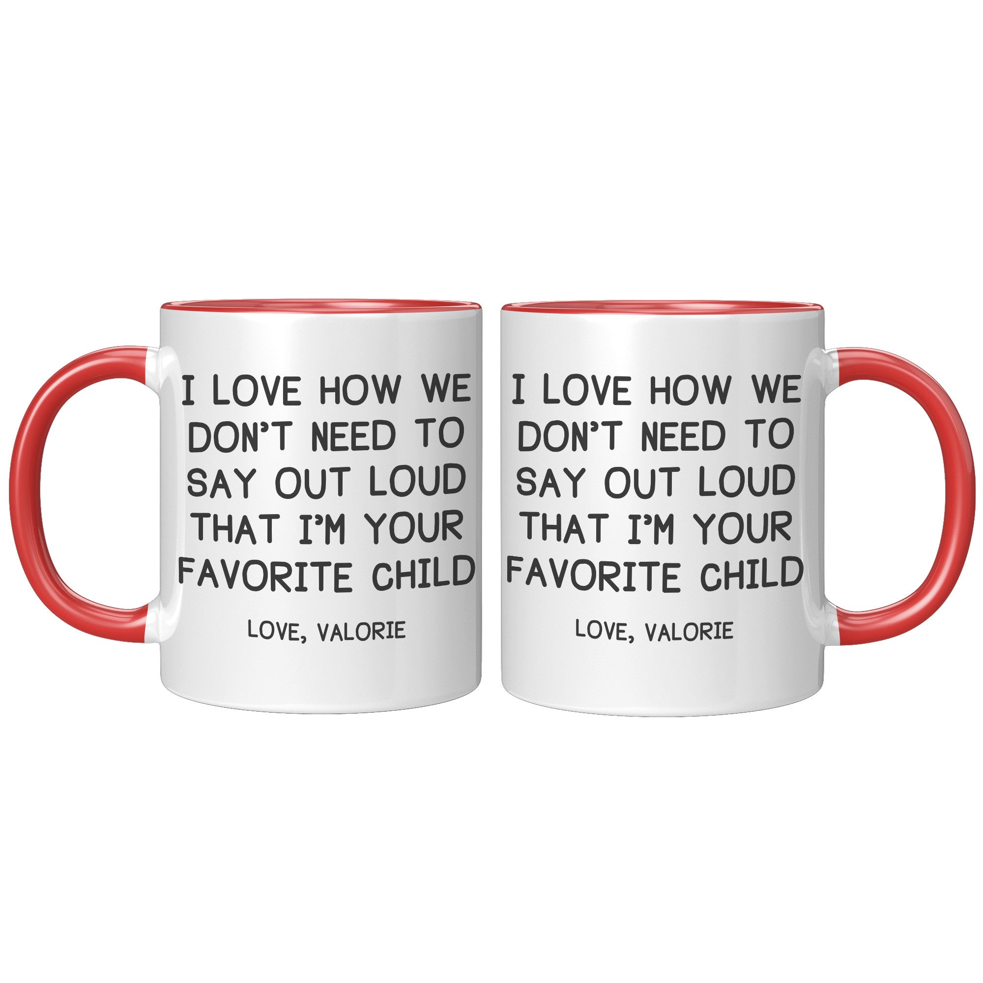 11oz Accent Mug - Valorie Custom