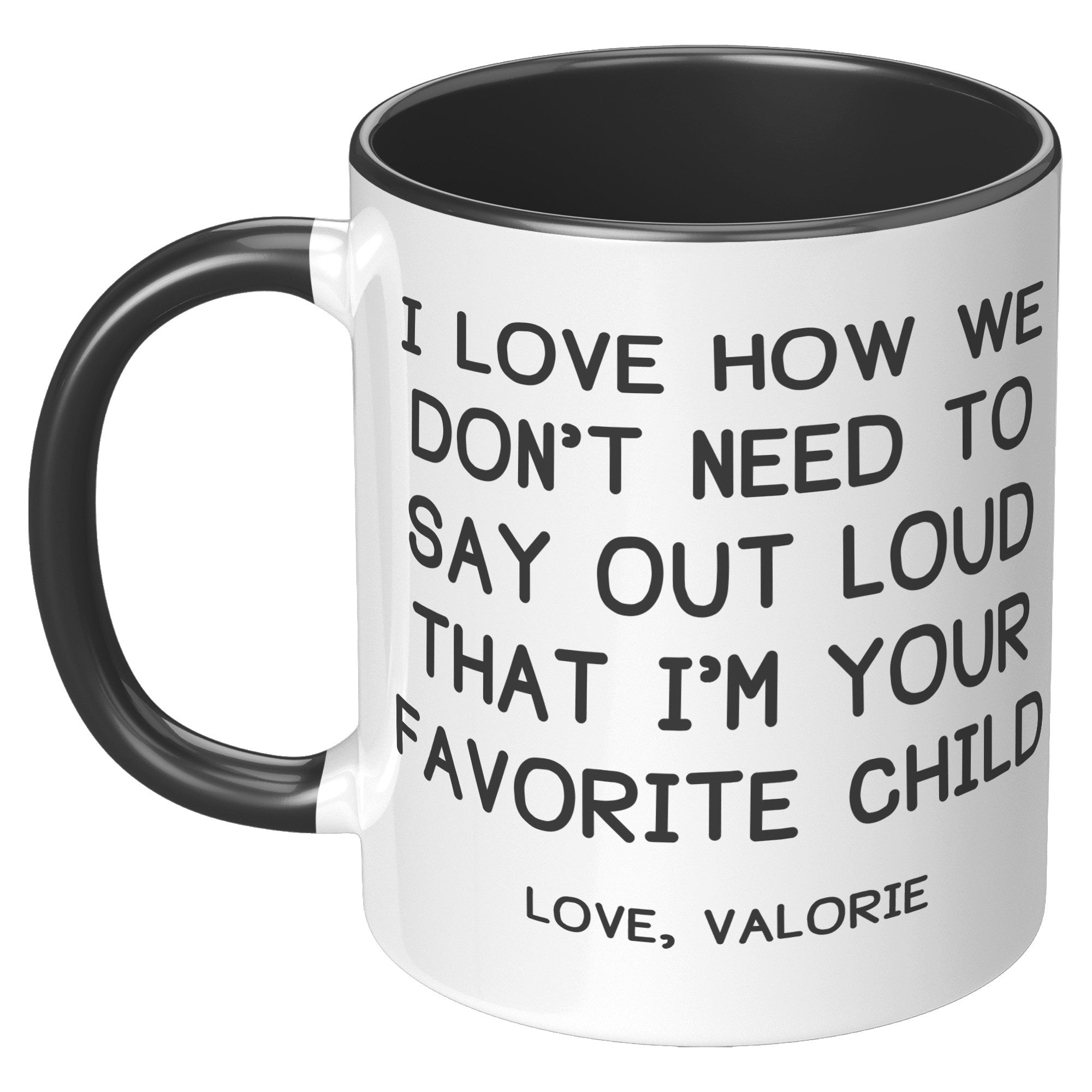 11oz Accent Mug - Valorie Custom
