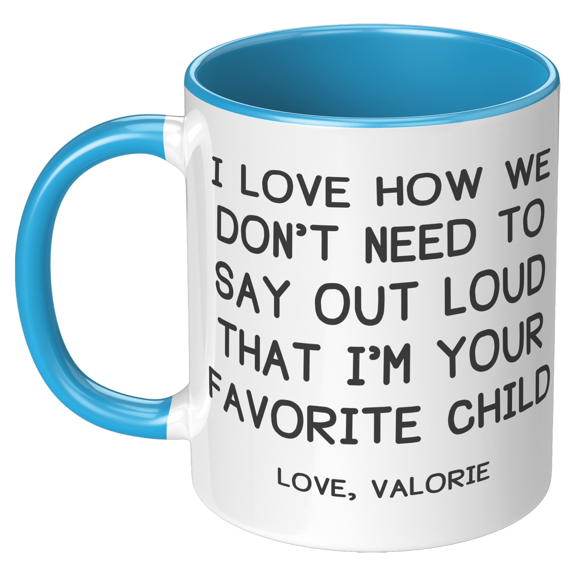 11oz Accent Mug - Valorie Custom
