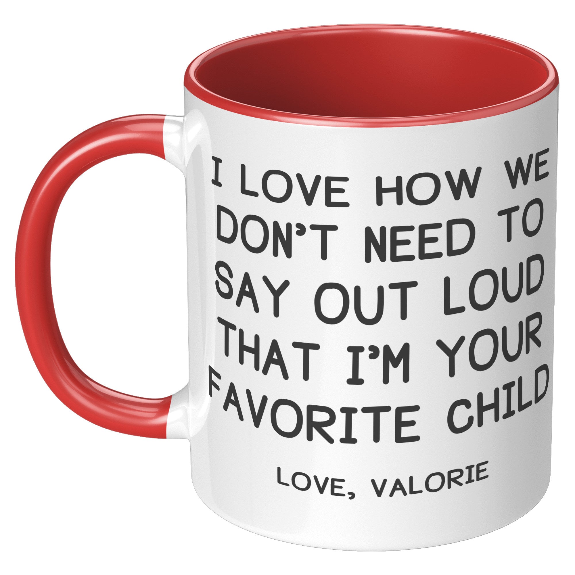 11oz Accent Mug - Valorie Custom