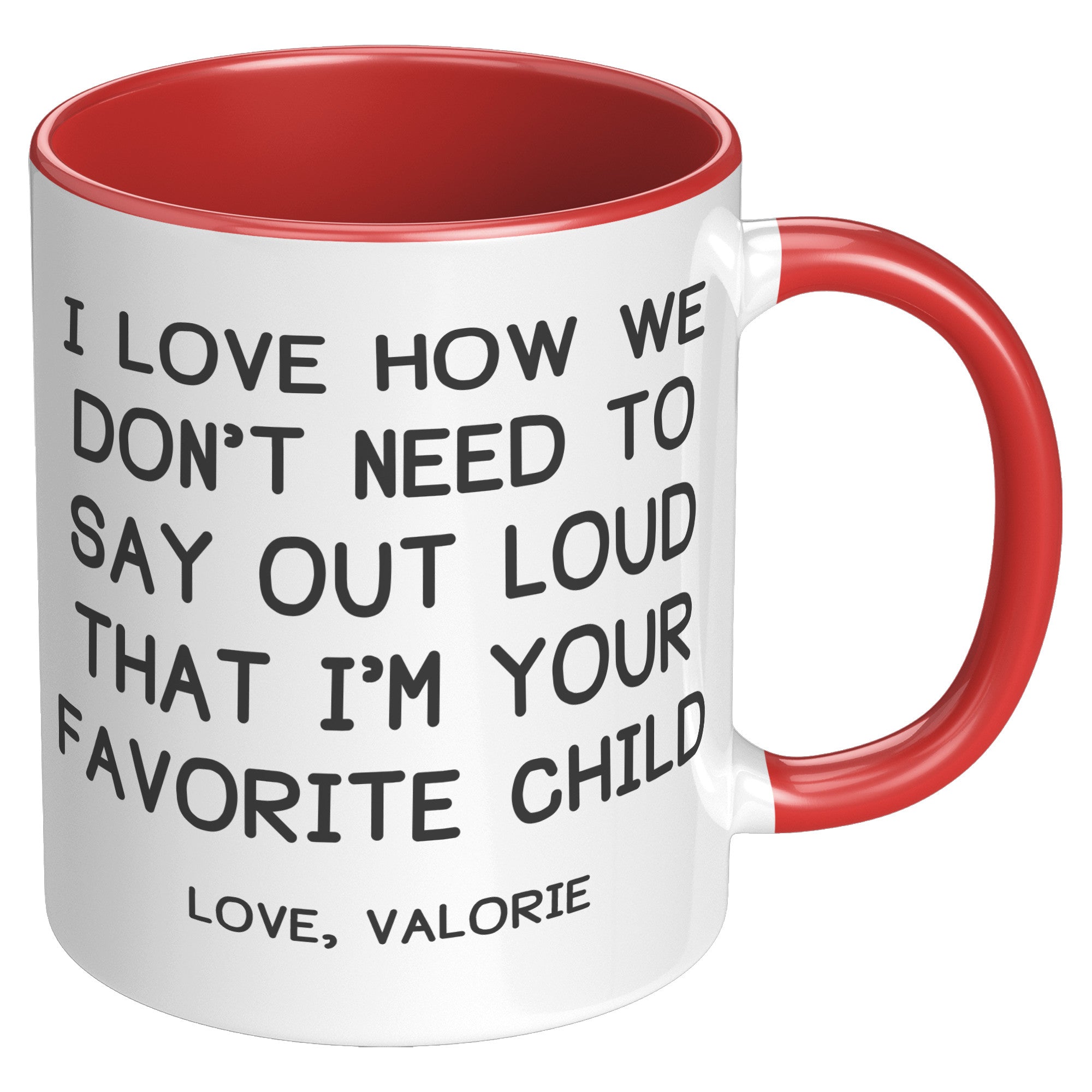 11oz Accent Mug - Valorie Custom