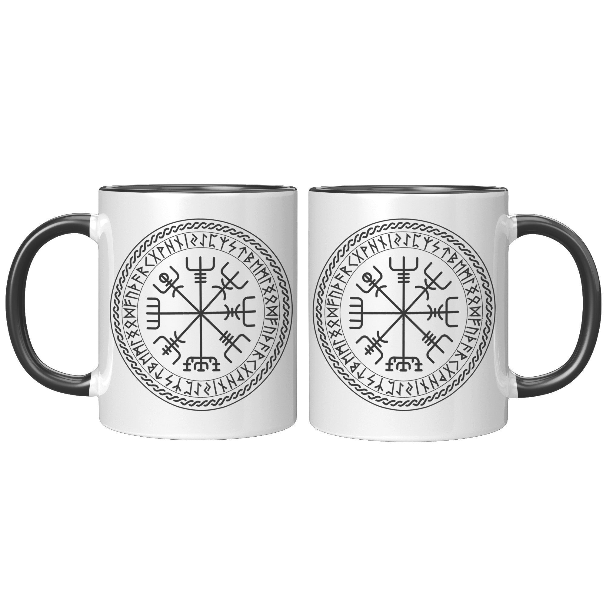 11oz Accent Mug - Viking Compass