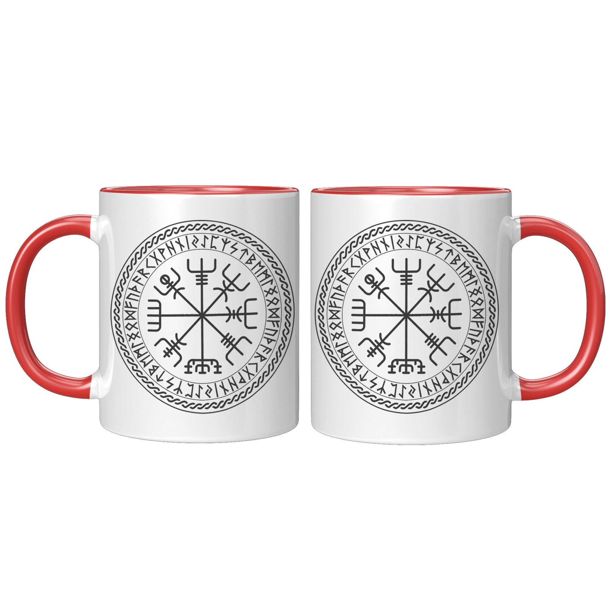 11oz Accent Mug - Viking Compass