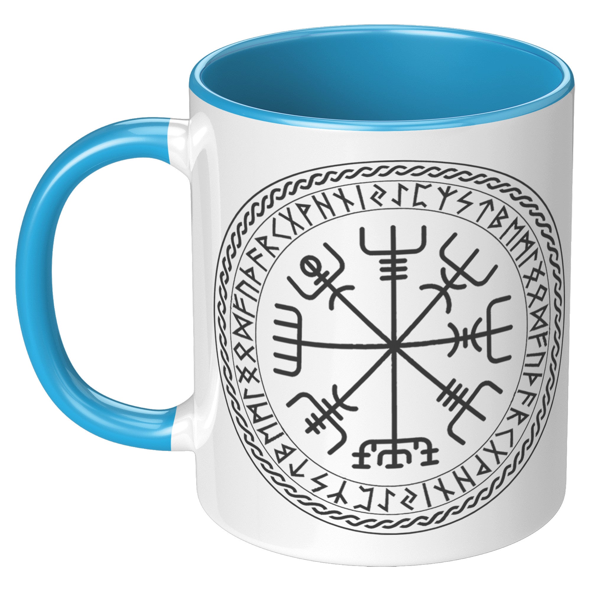 11oz Accent Mug - Viking Compass