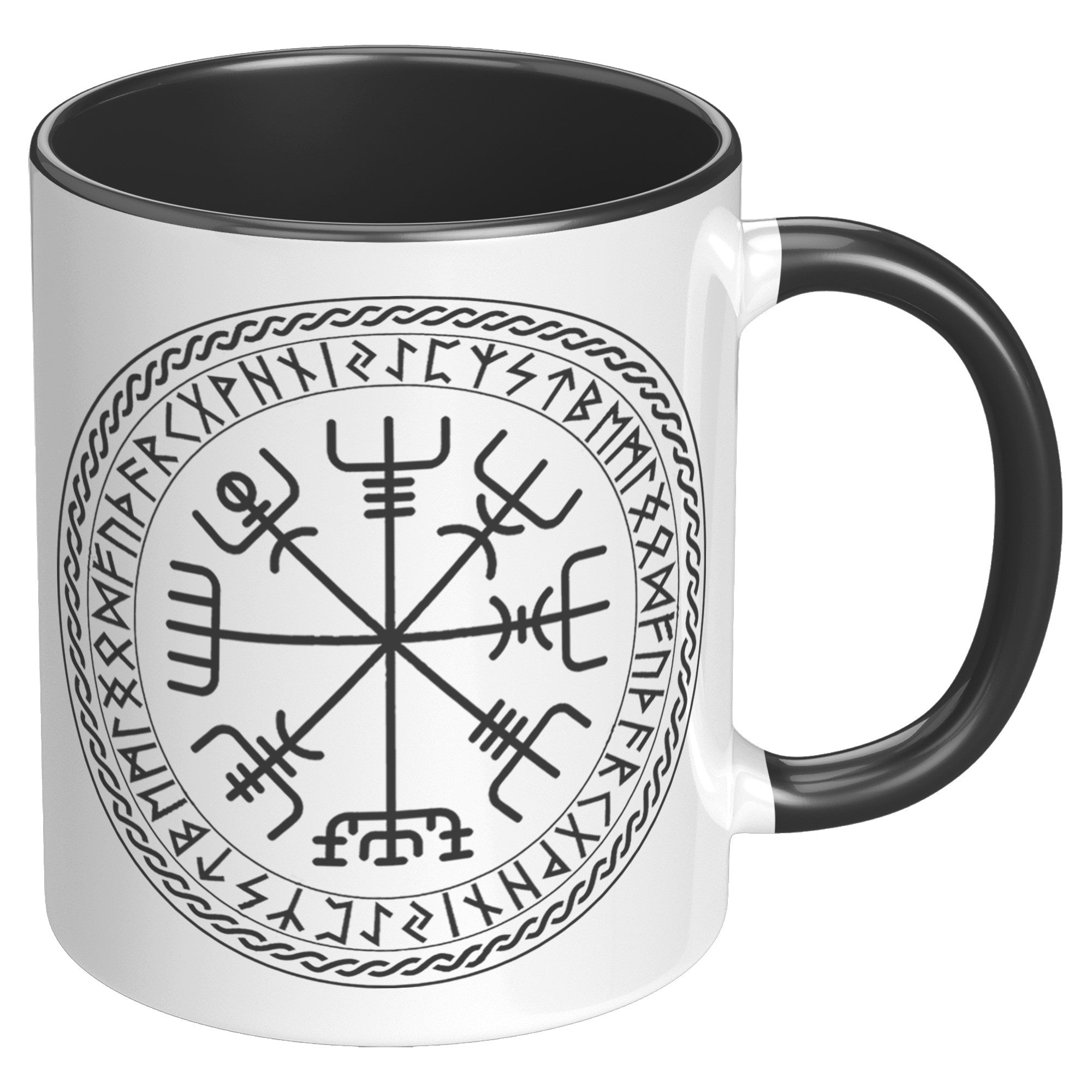 11oz Accent Mug - Viking Compass