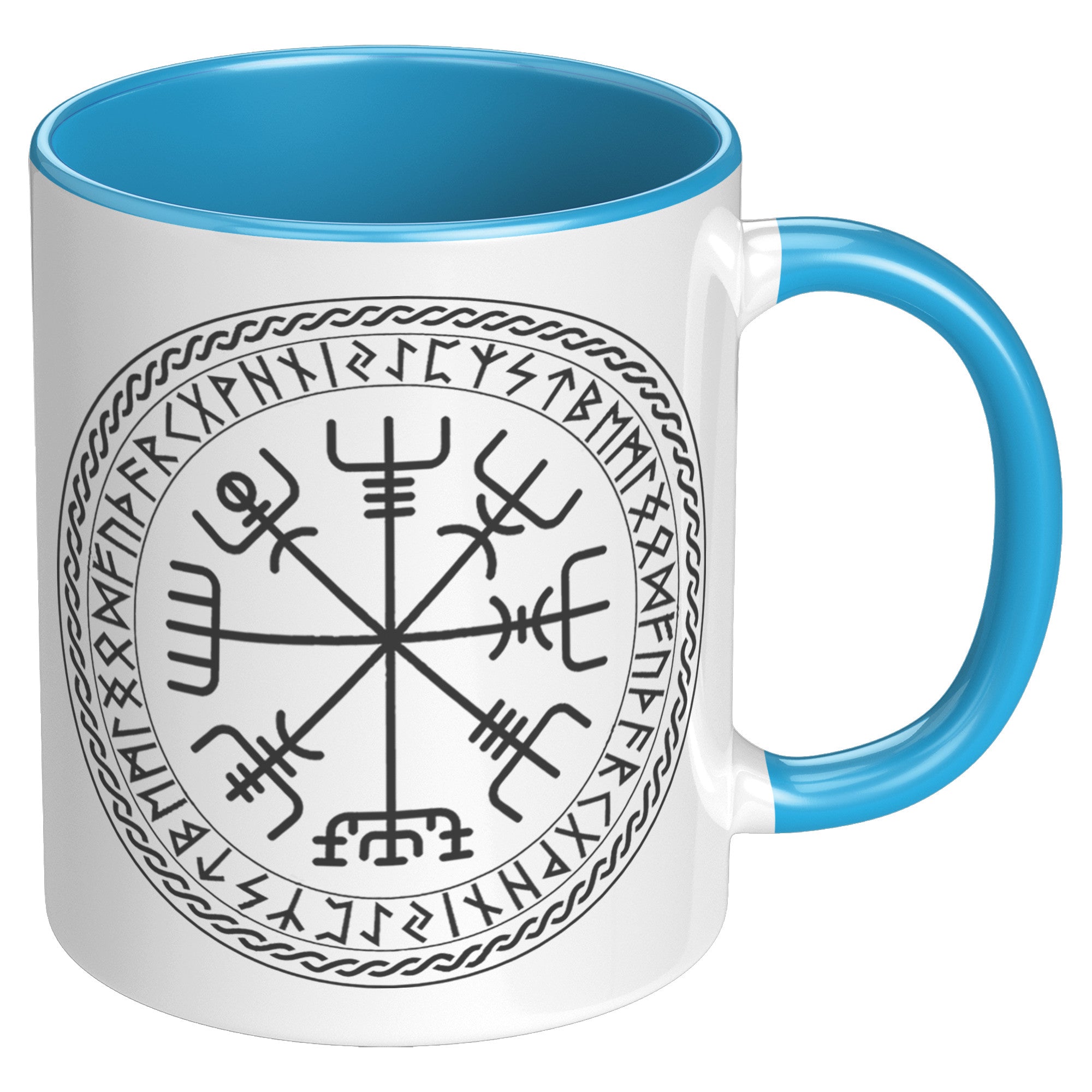 11oz Accent Mug - Viking Compass