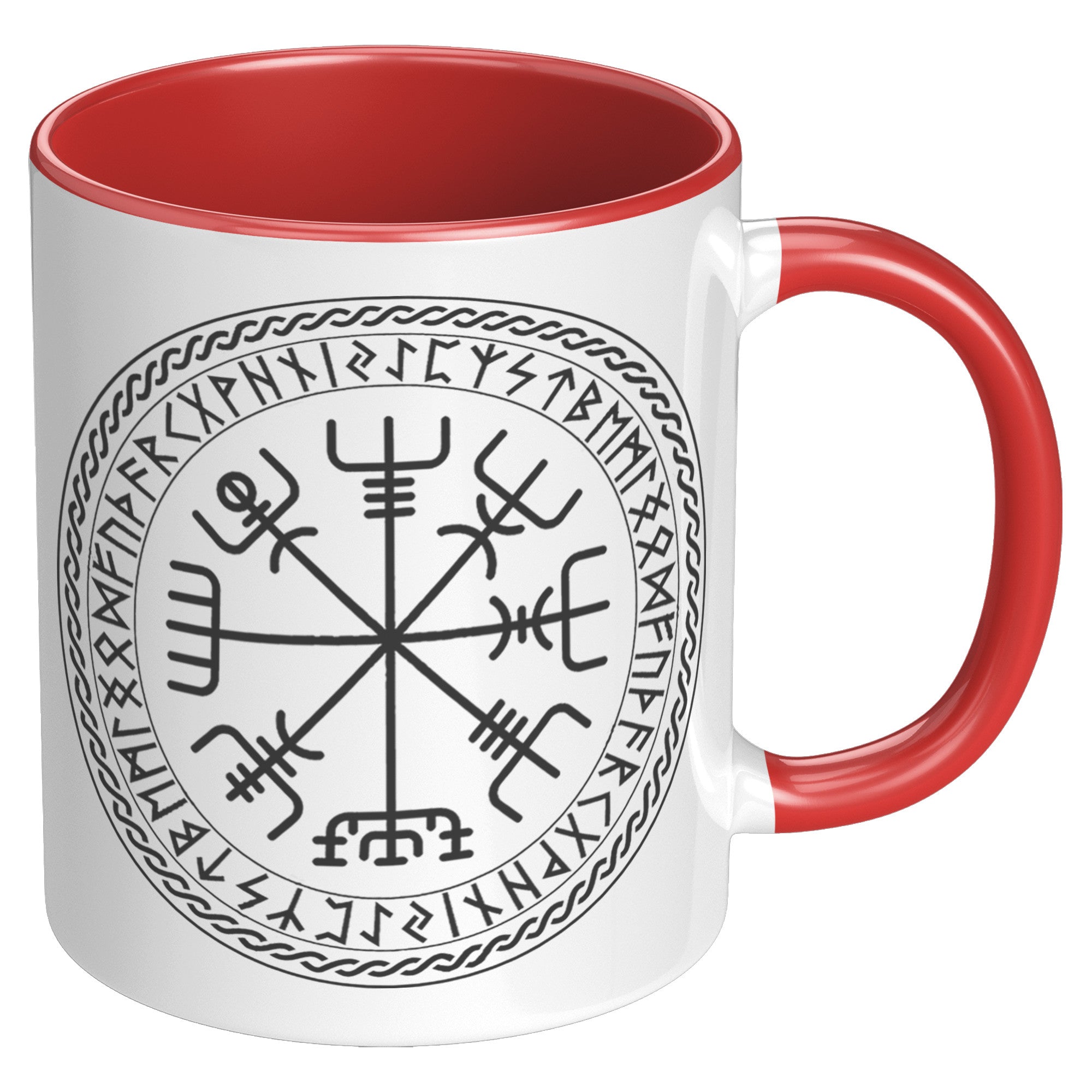11oz Accent Mug - Viking Compass