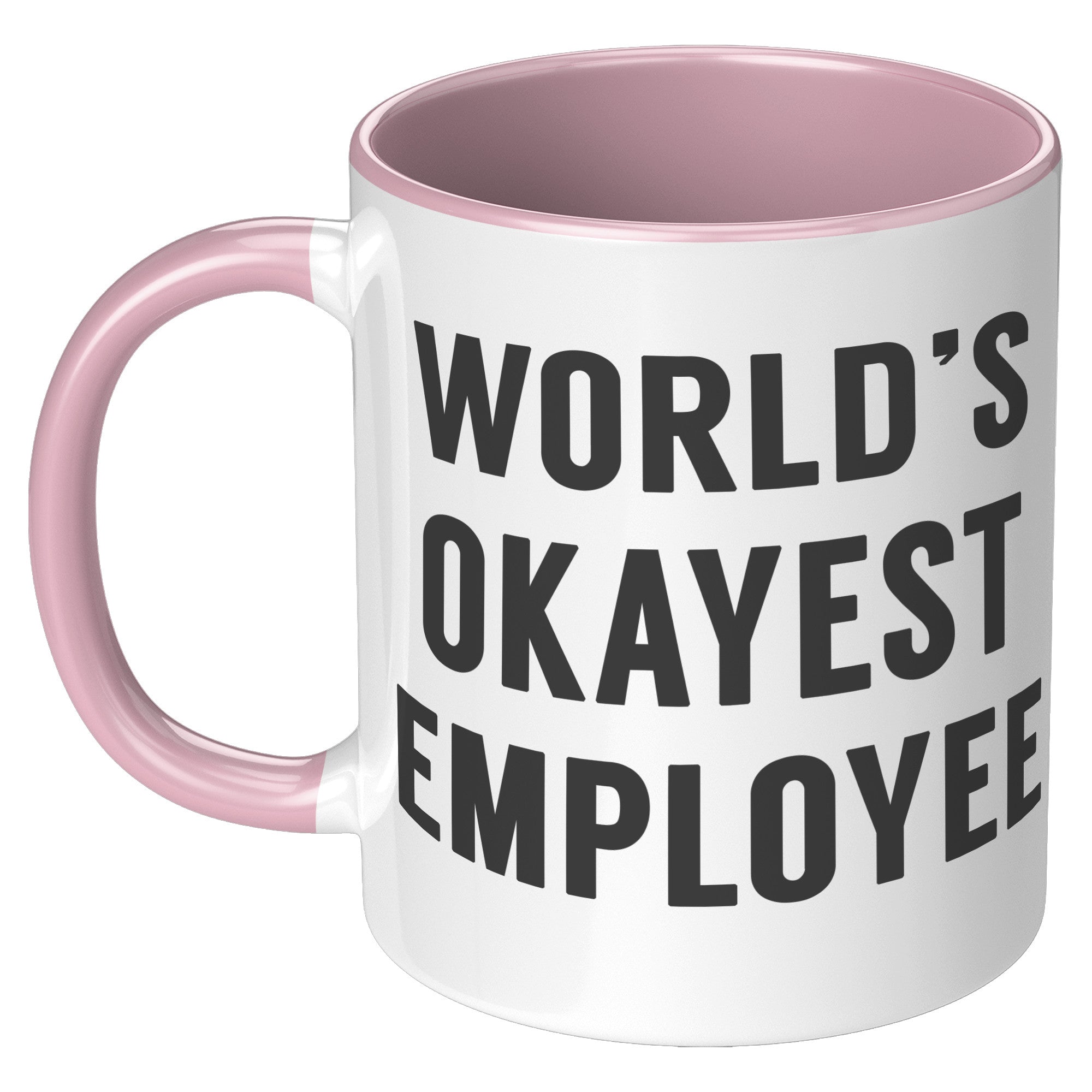 11oz Accent Mug - World's Okayest Employee