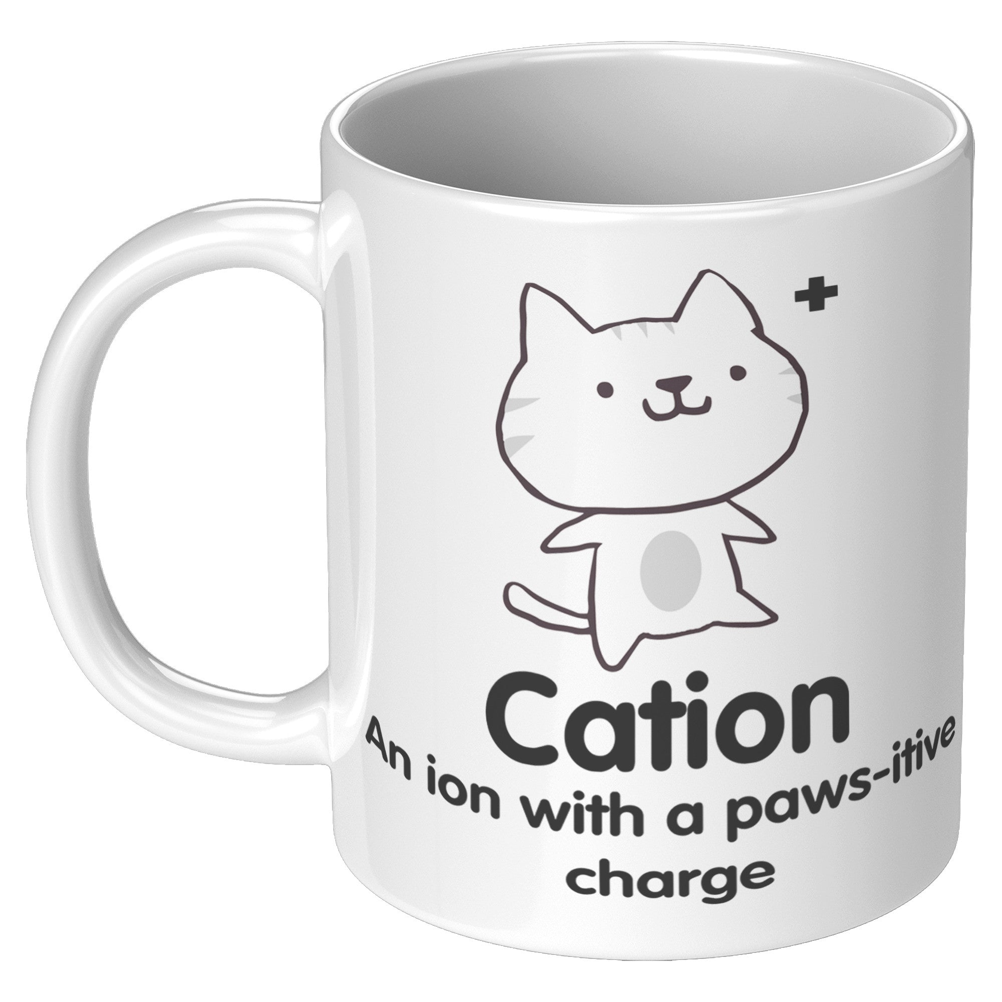 11oz White Mug - Cation