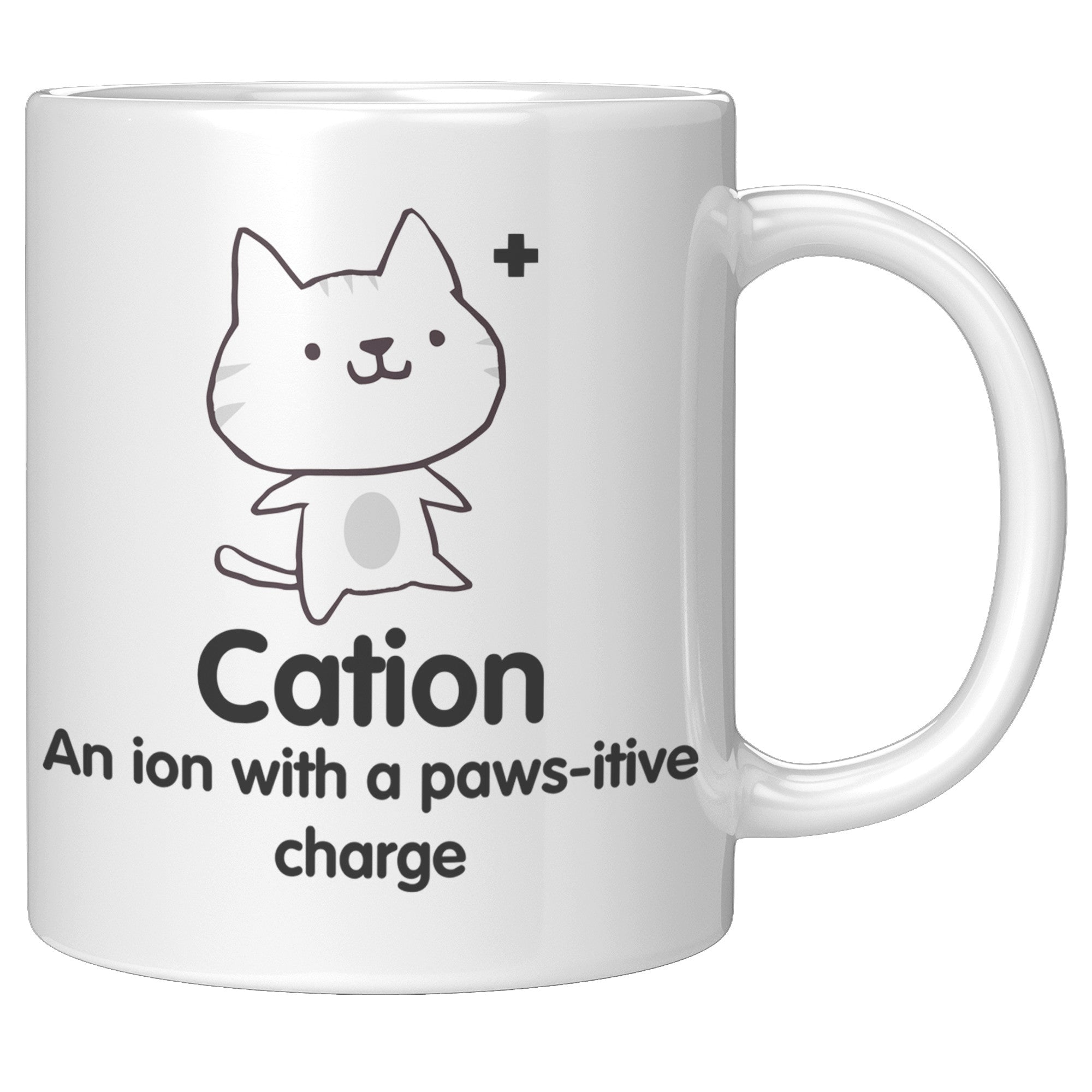 11oz White Mug - Cation
