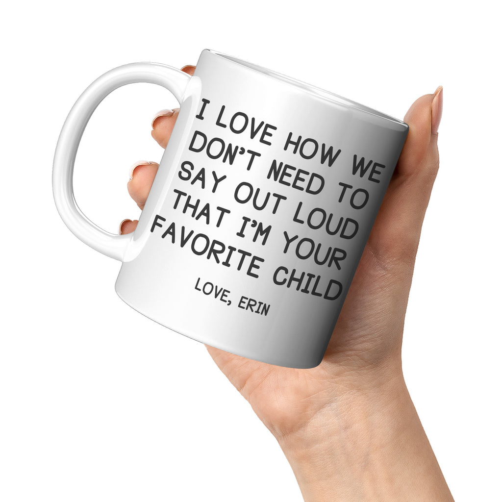 11oz White Mug - Erin Custom