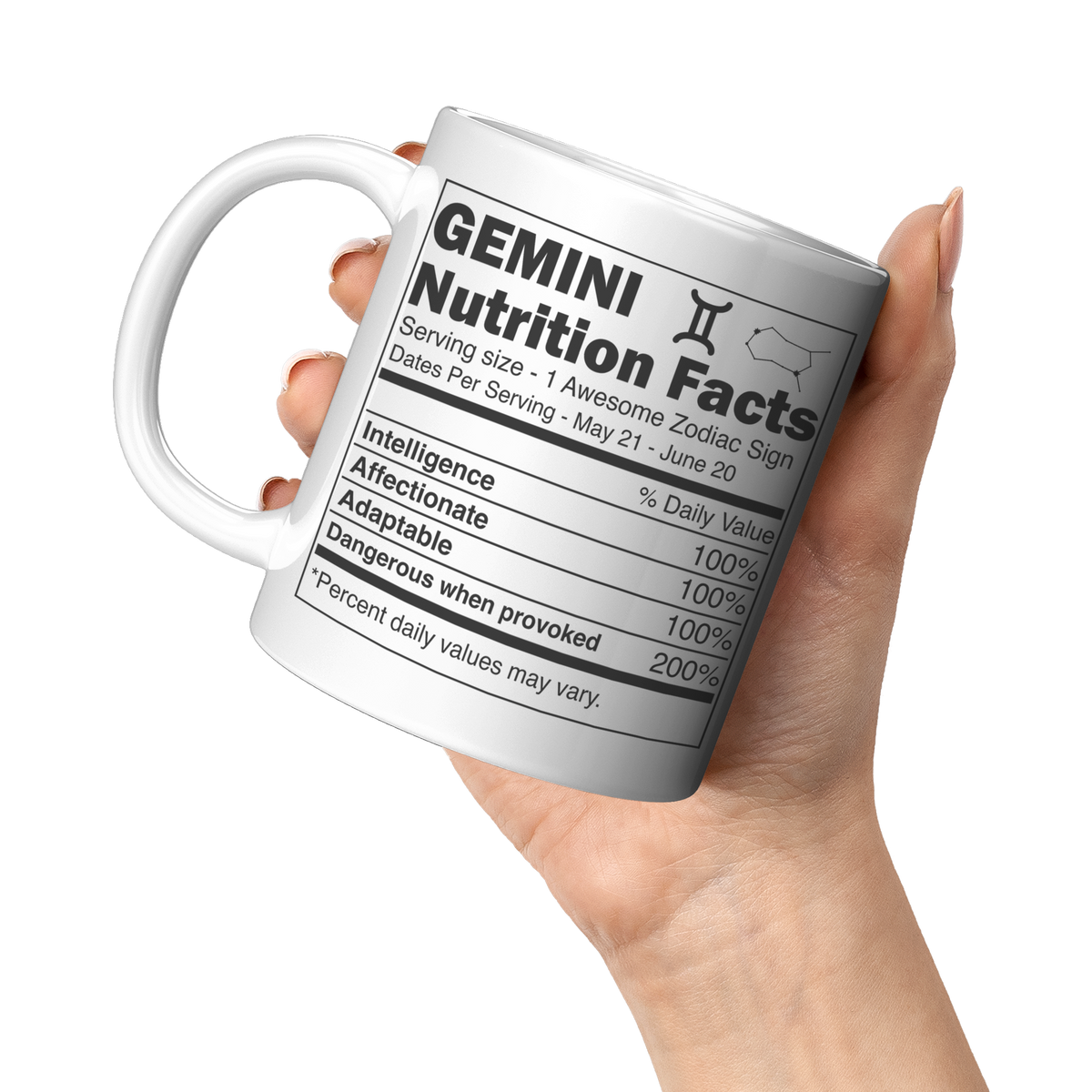 11oz_White_Mug_-_Gemini_Nutrition_Facts_11oz_White_LH_Model_Mockup.png
