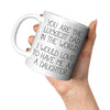 11oz White Mug - Luckiest Dad In The World