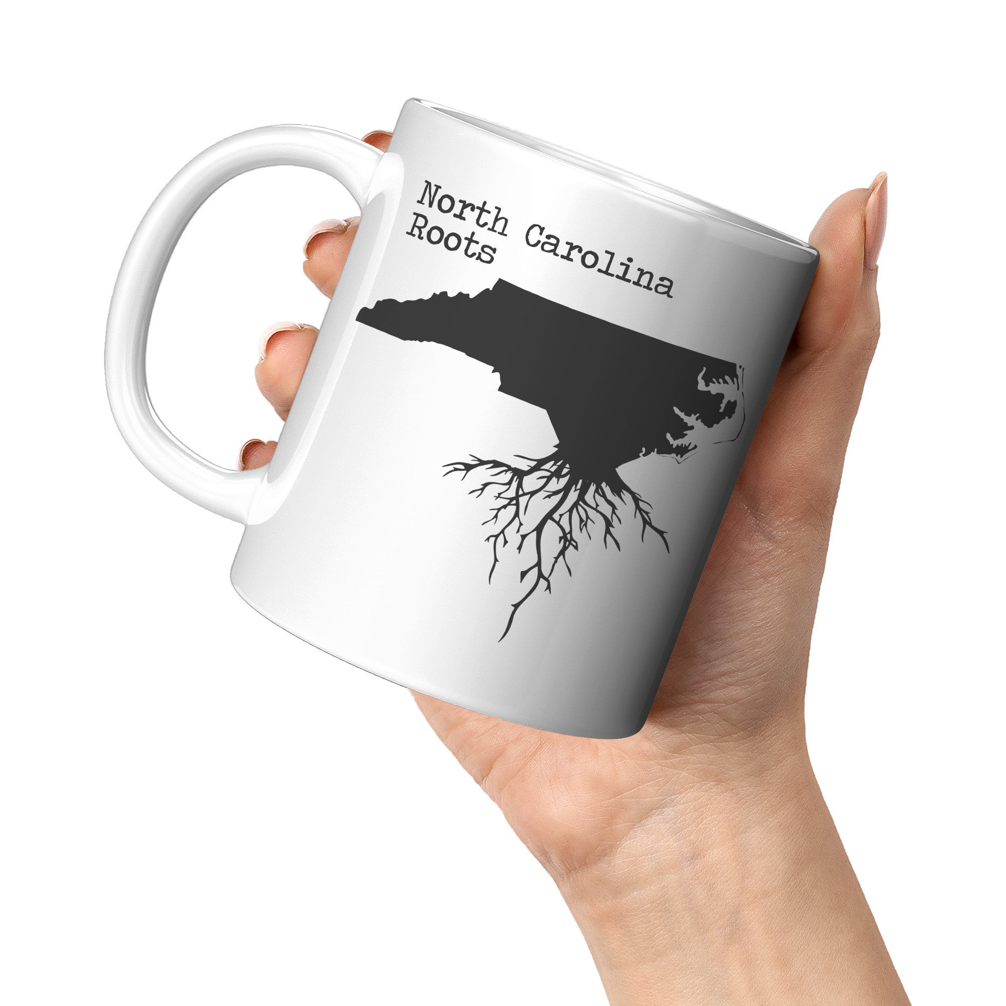 11oz White Mug - North Carolina Roots