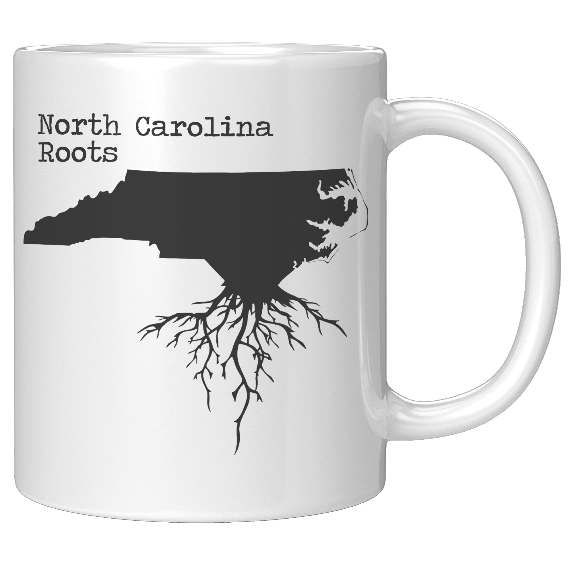 11oz White Mug - North Carolina Roots