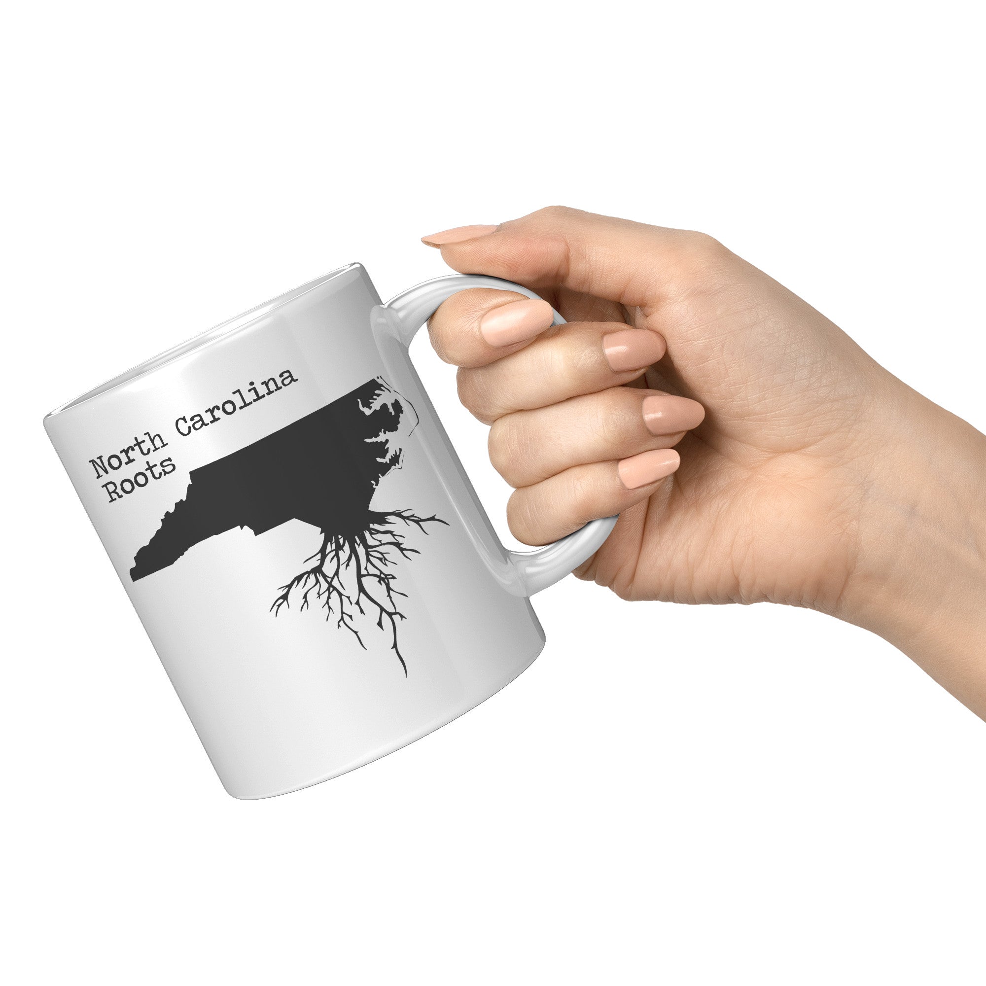 11oz White Mug - North Carolina Roots