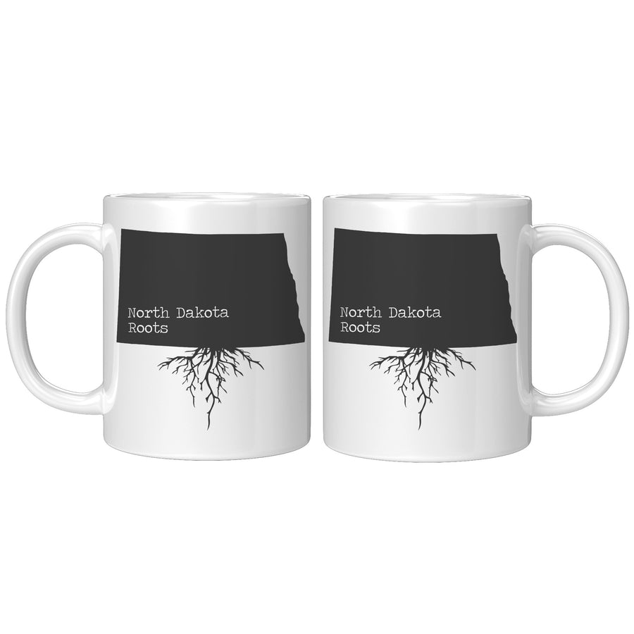 11oz White Mug - North Dakota Roots