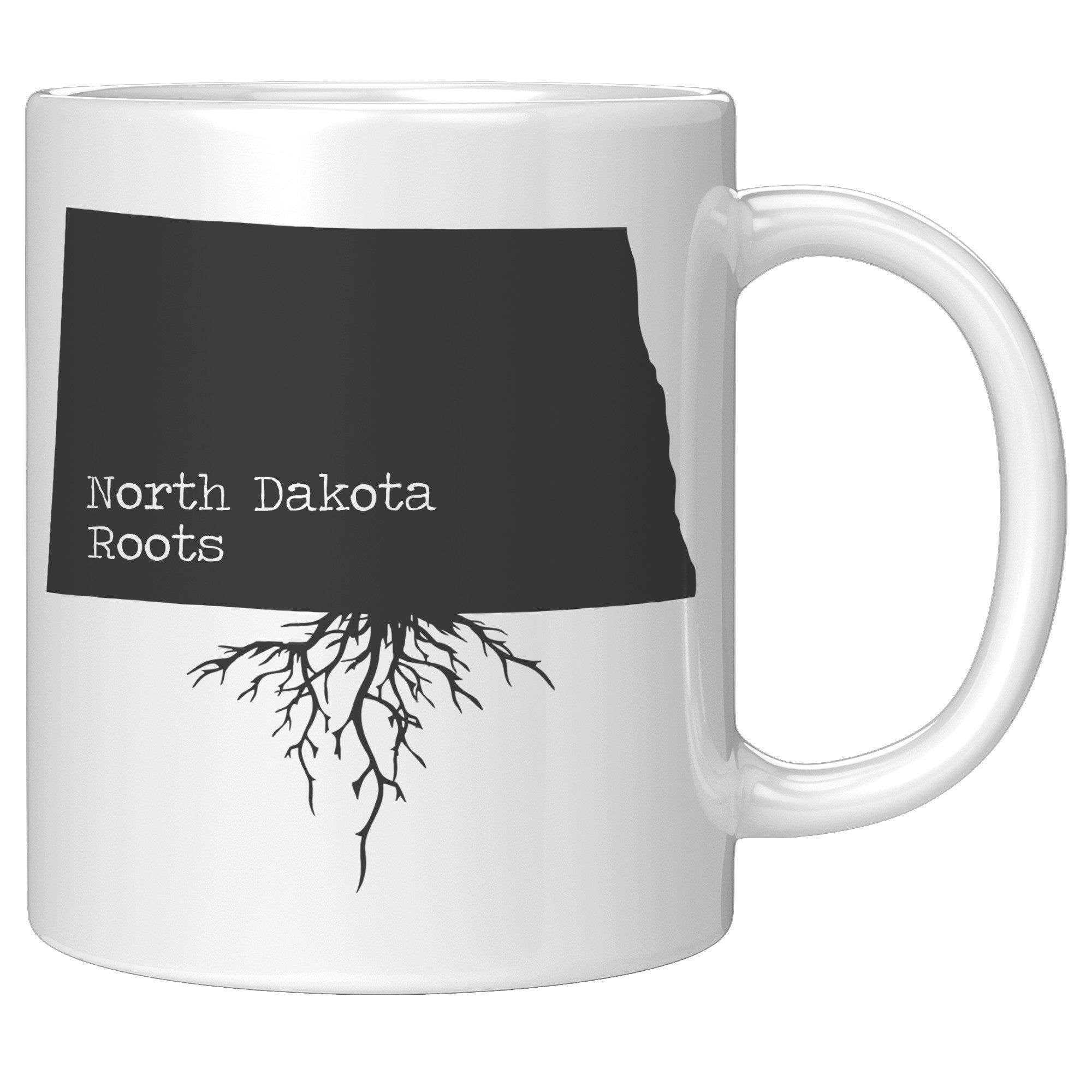 11oz White Mug - North Dakota Roots