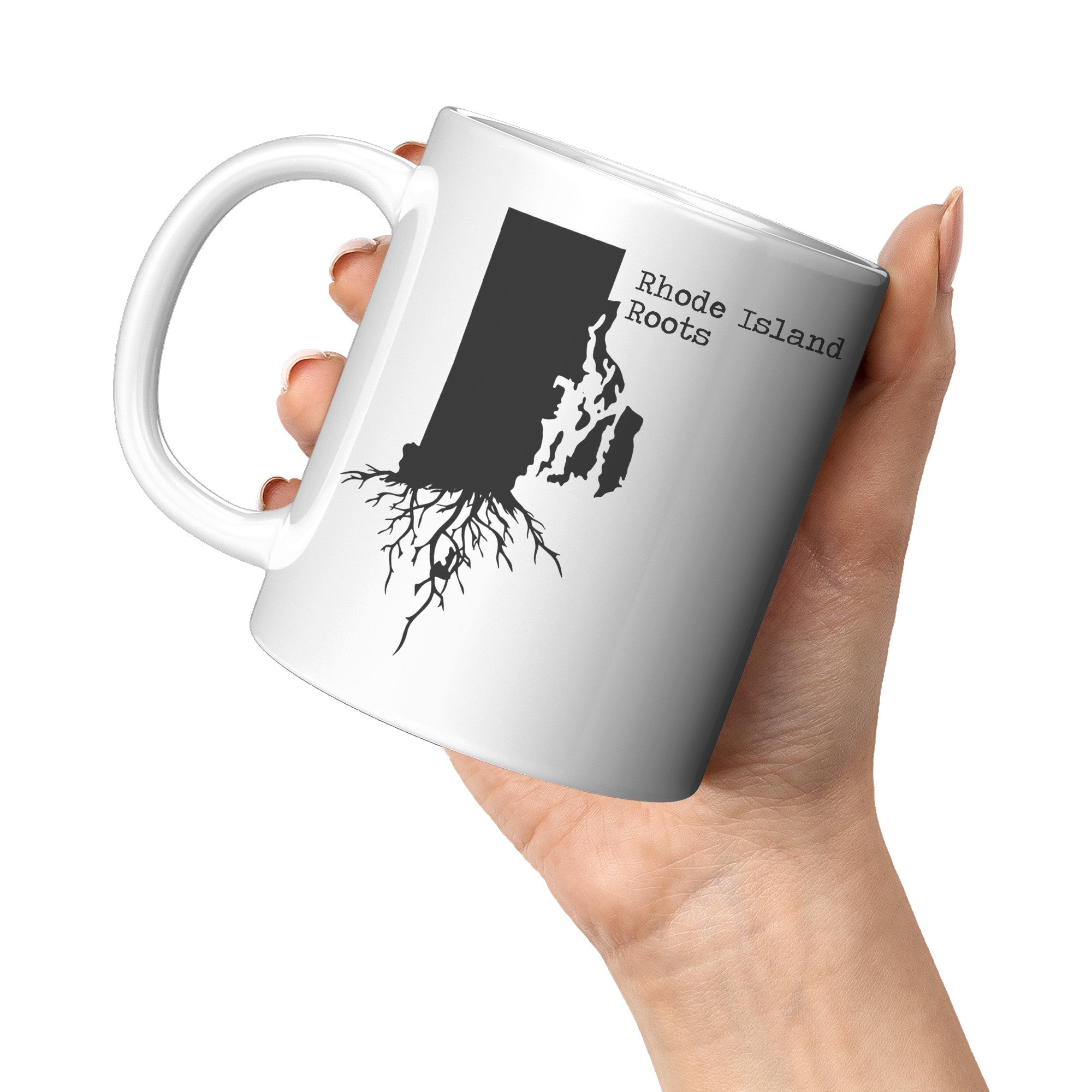 11oz White Mug - Rhode Island Roots