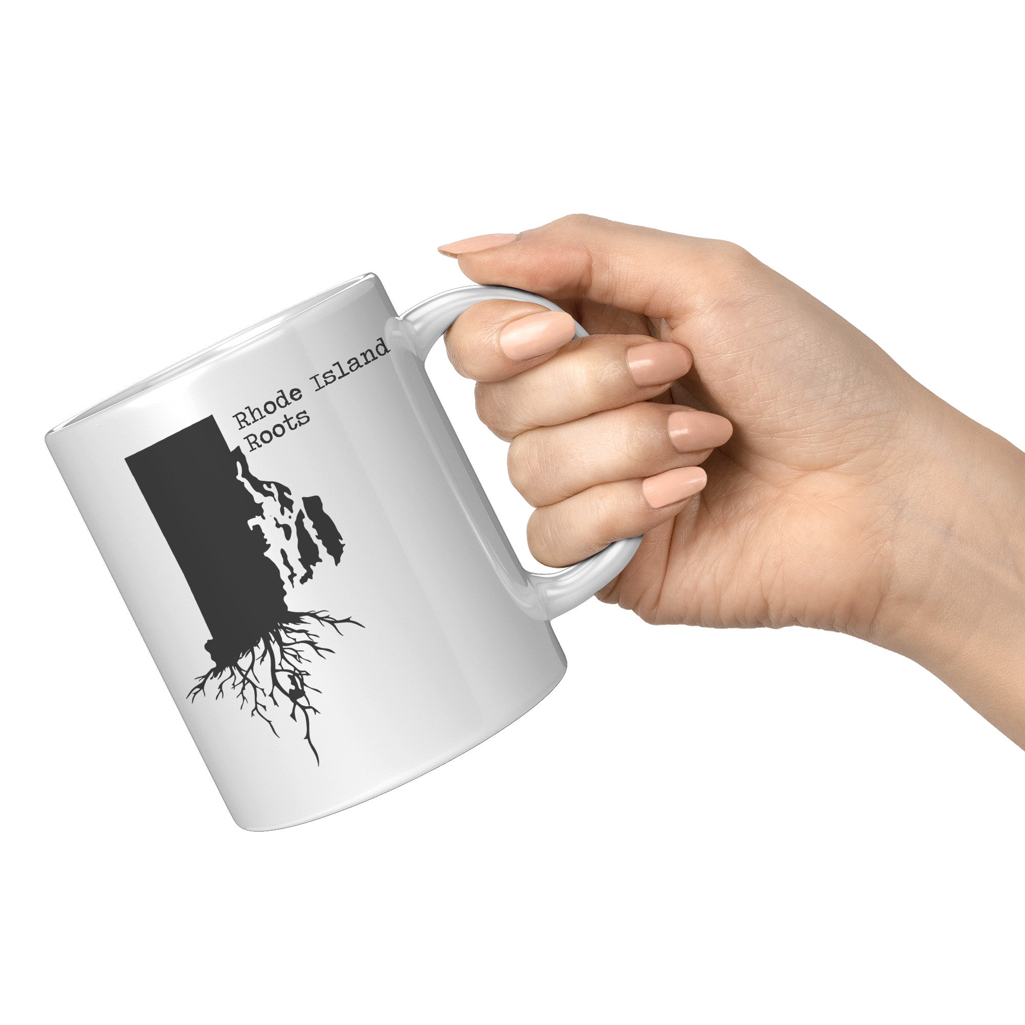 11oz White Mug - Rhode Island Roots