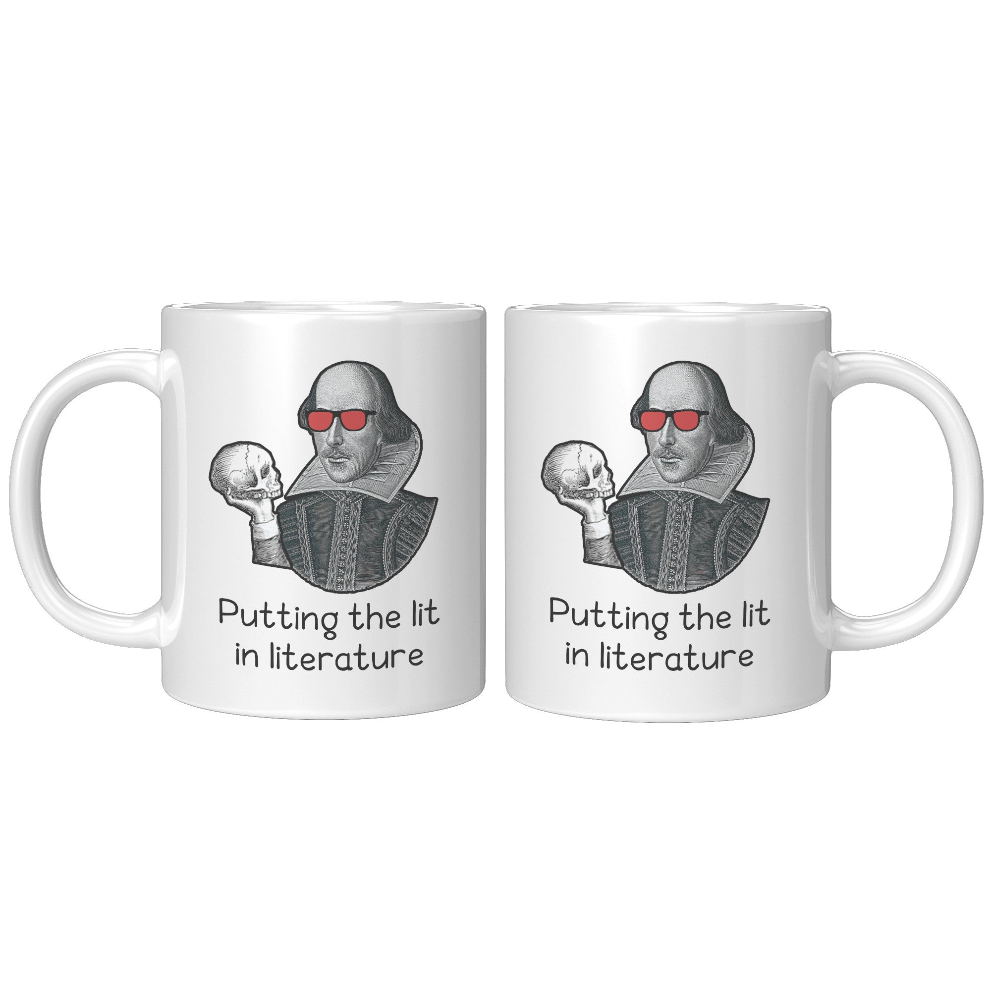 11oz White Mug - Shakespeare Lit In Literature
