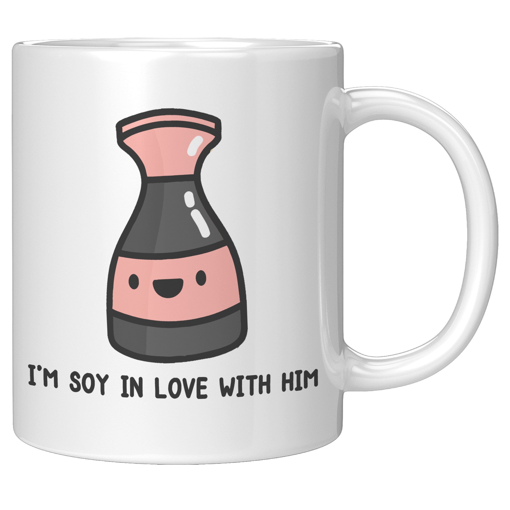 11oz White Mug - Soy In Love With Him (Male Version)