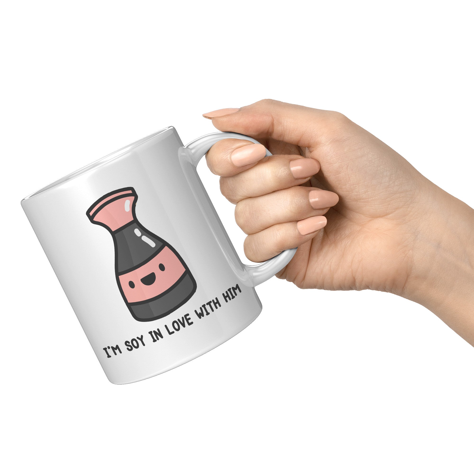 11oz White Mug - Soy In Love With Him (Male Version)