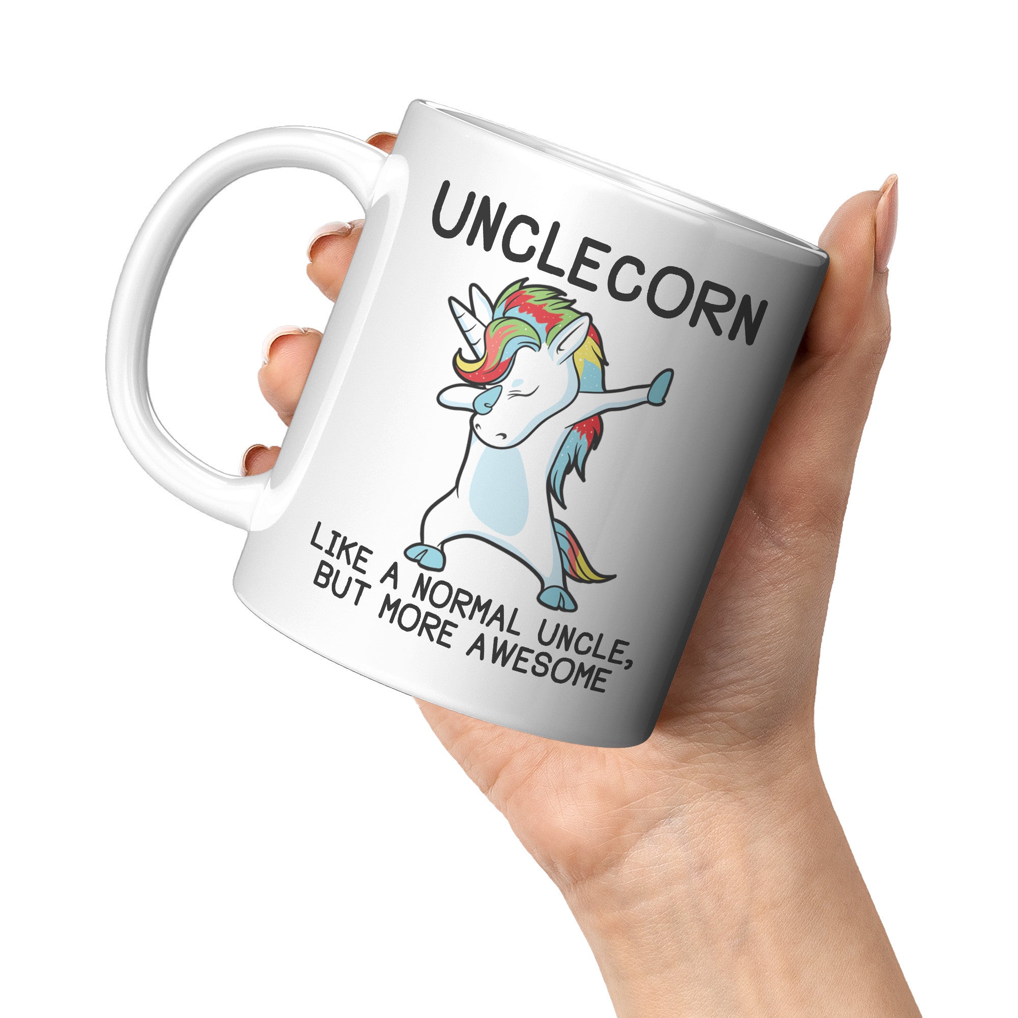 11oz White Mug - Unclecorn
