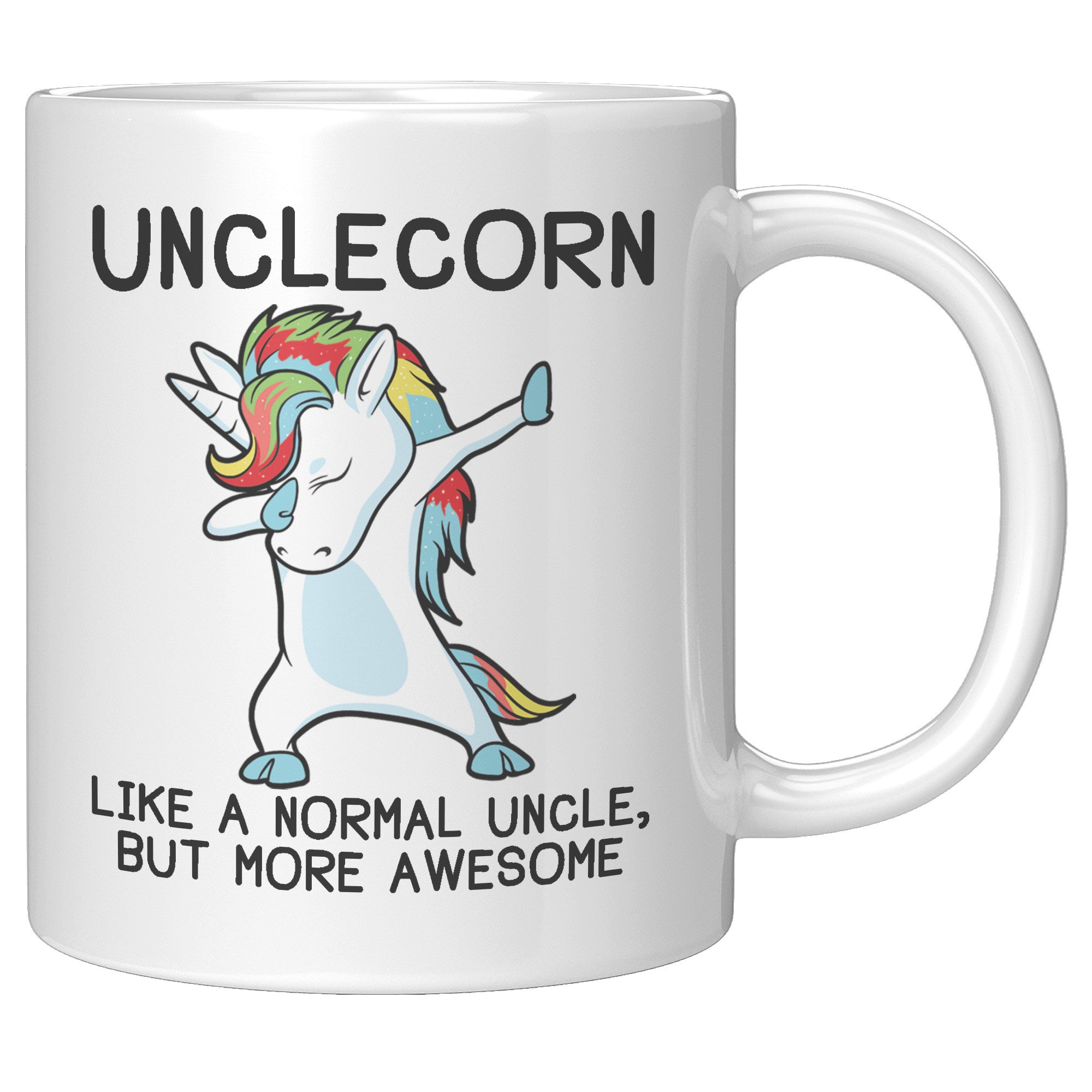 11oz White Mug - Unclecorn