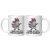 11oz White Mug - Work Out Eat Trash