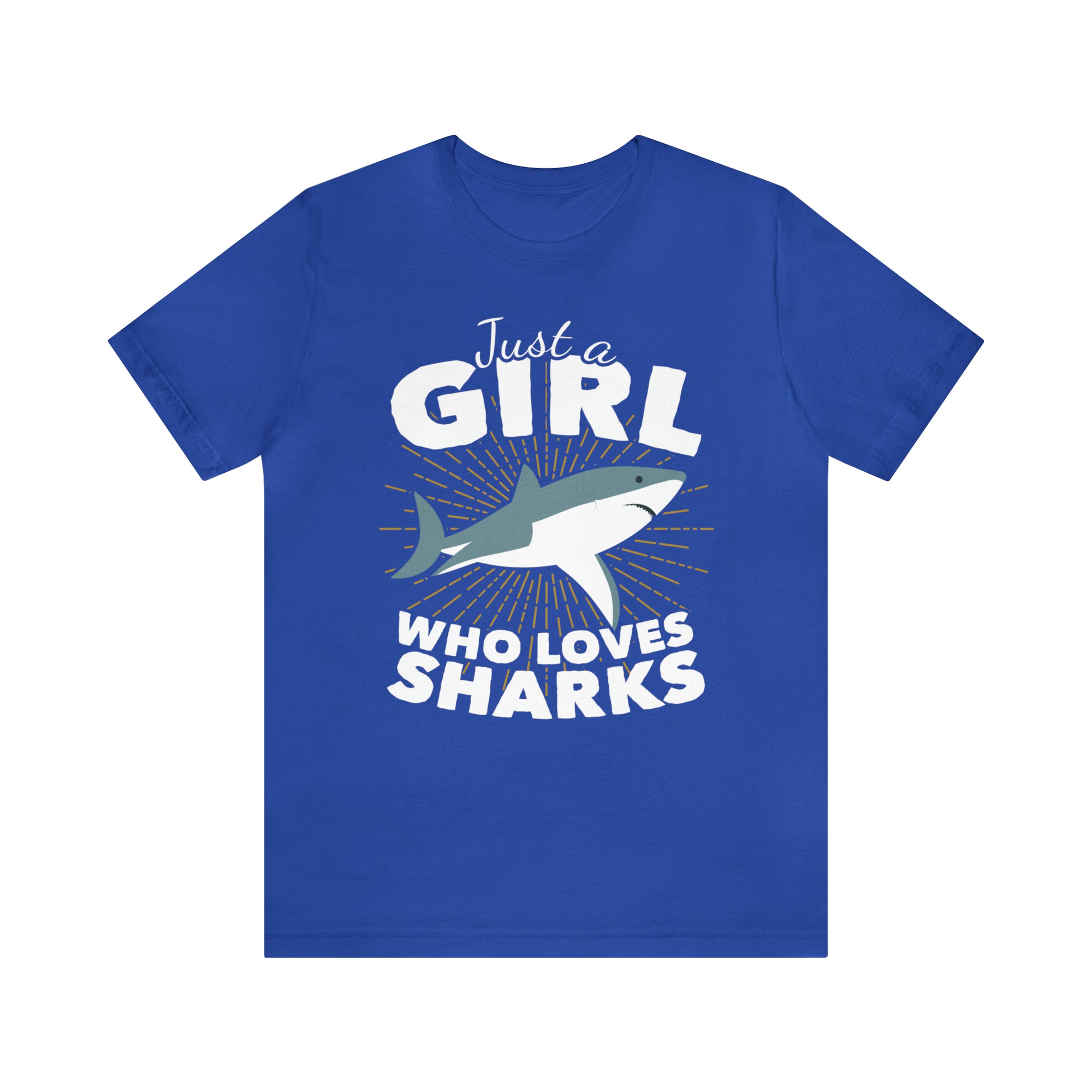 Just A Girl Who Loves Sharks TShirtSon UK