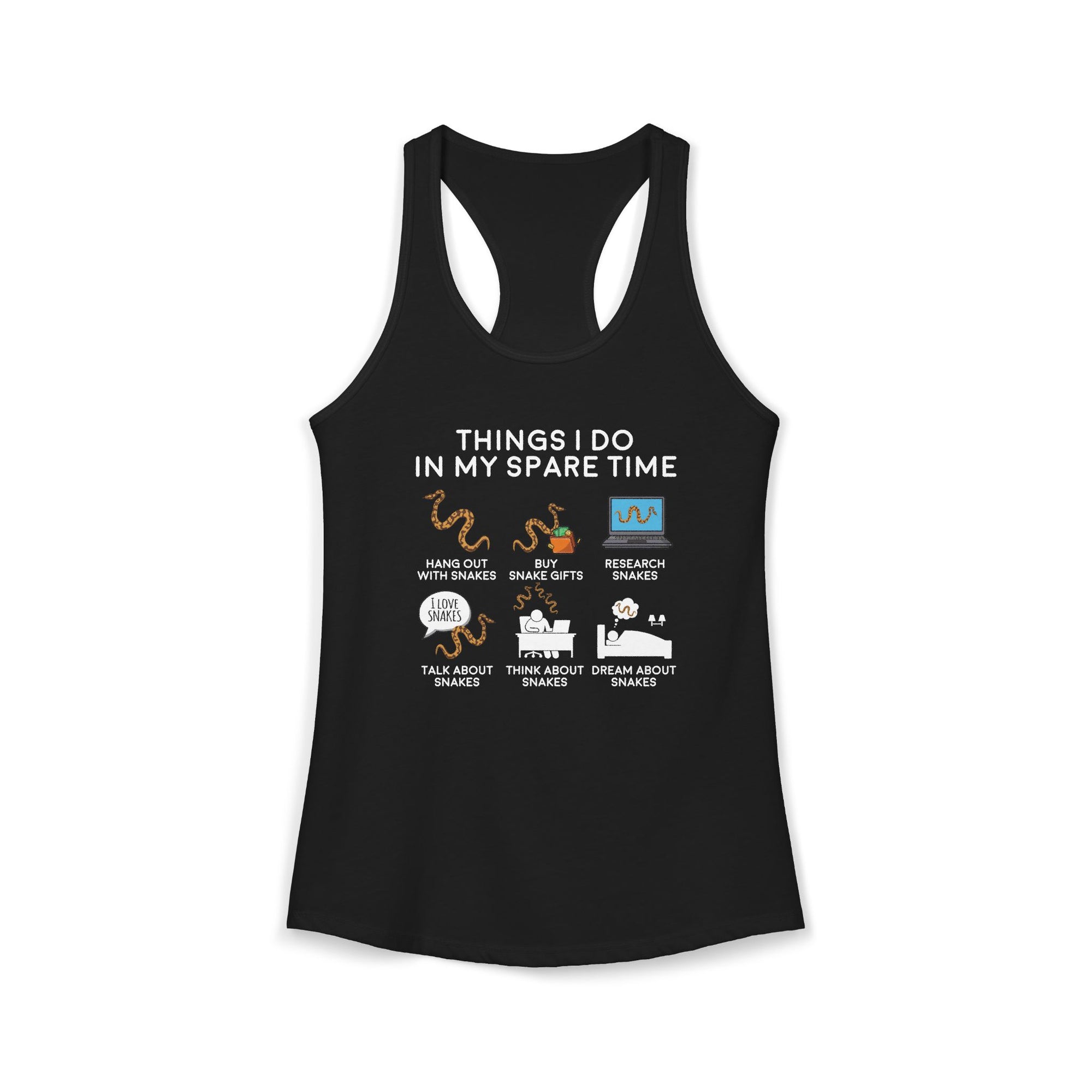 Snake Spare Time Women's Ideal Racerback Tank