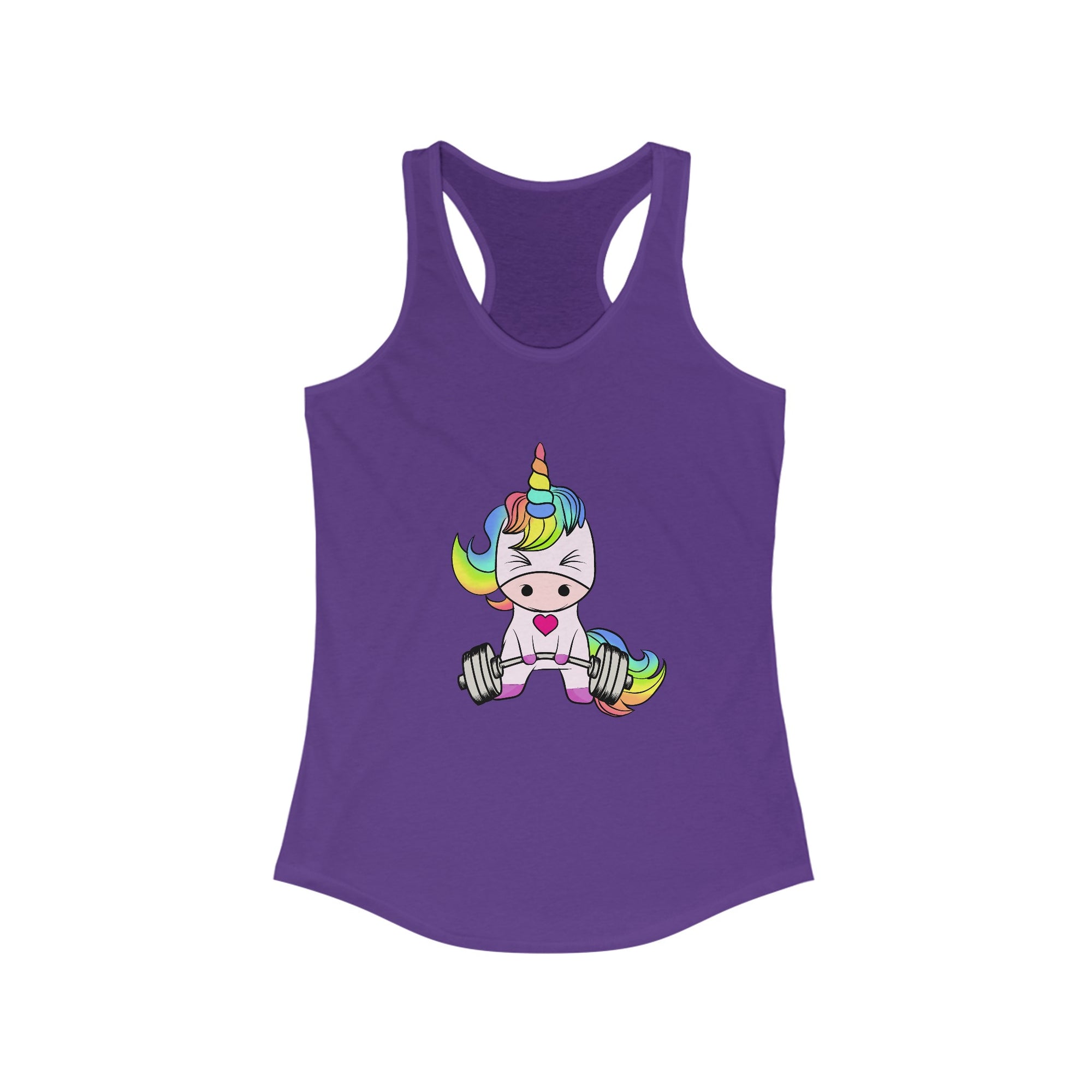 Unicorn Weightlifting Women's Ideal Racerback Tank