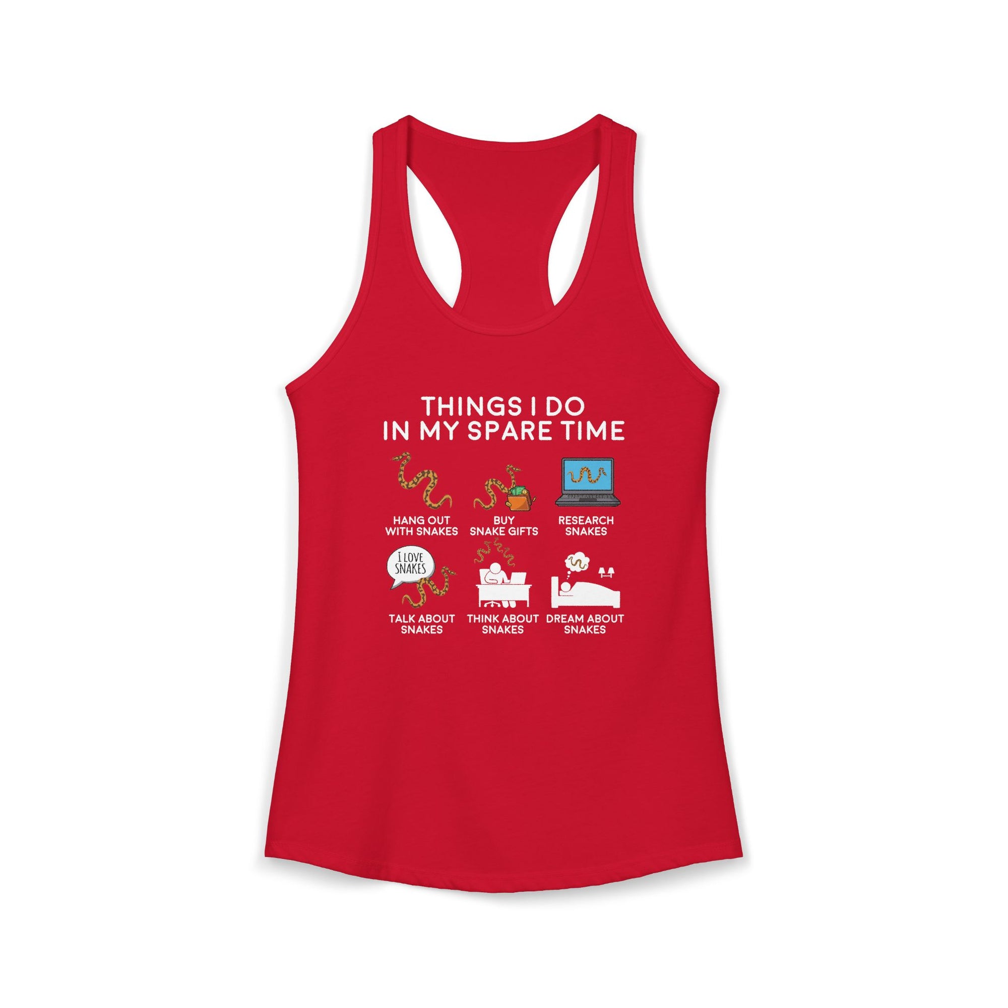Snake Spare Time Women's Ideal Racerback Tank