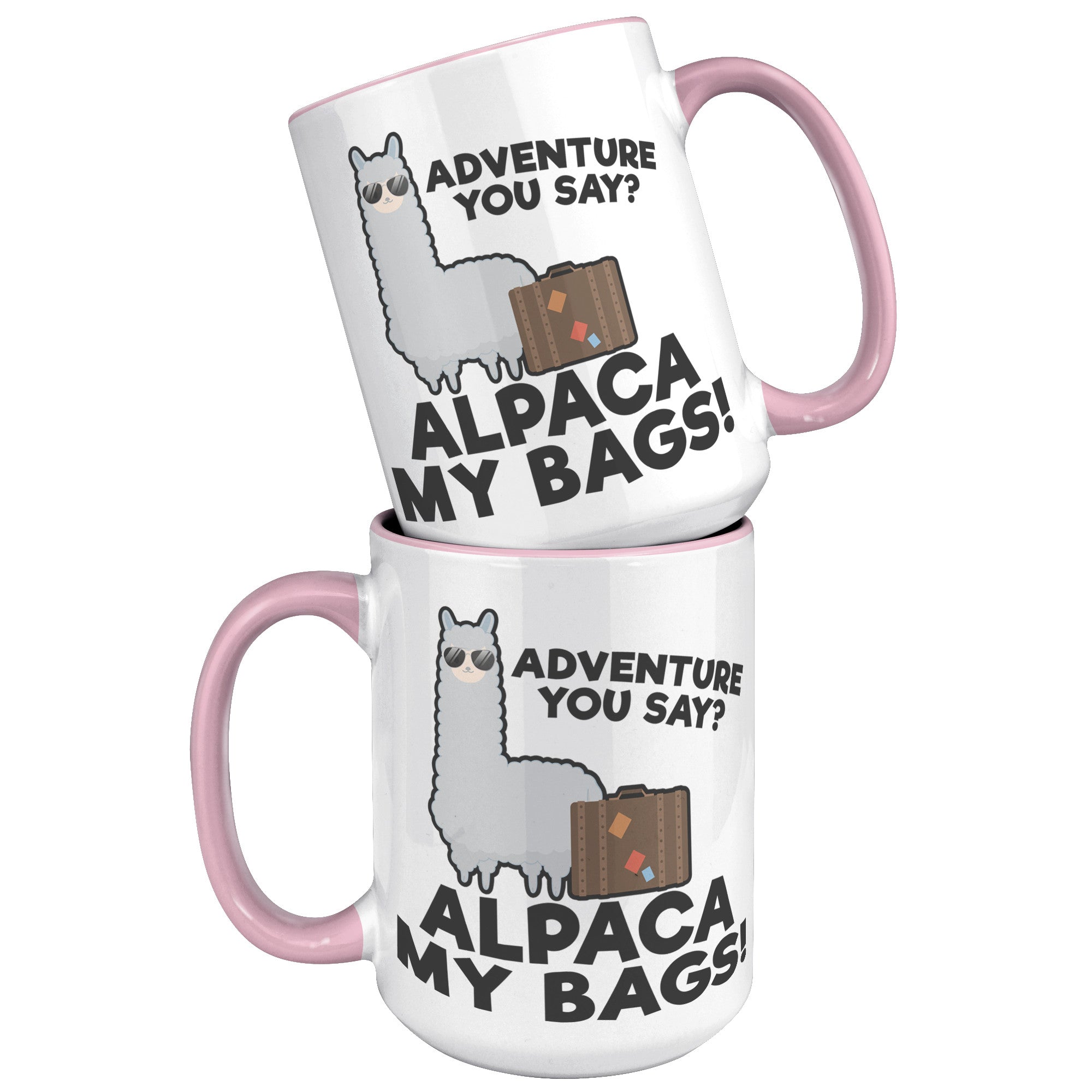 15oz Accent Mug - Alpaca My Bags