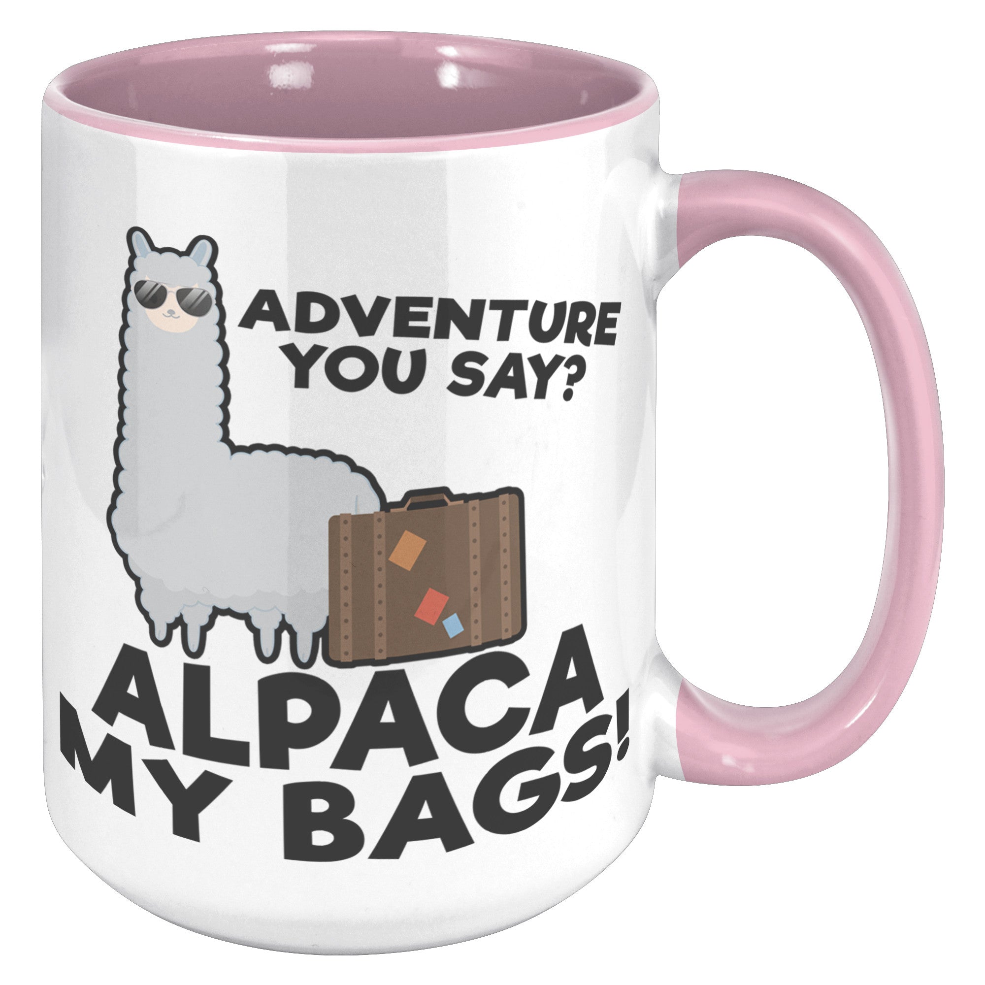 15oz Accent Mug - Alpaca My Bags