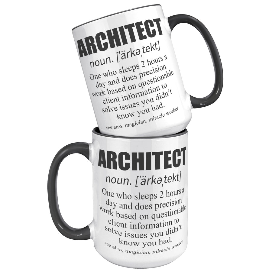 15oz Accent Mug - Architect Definition